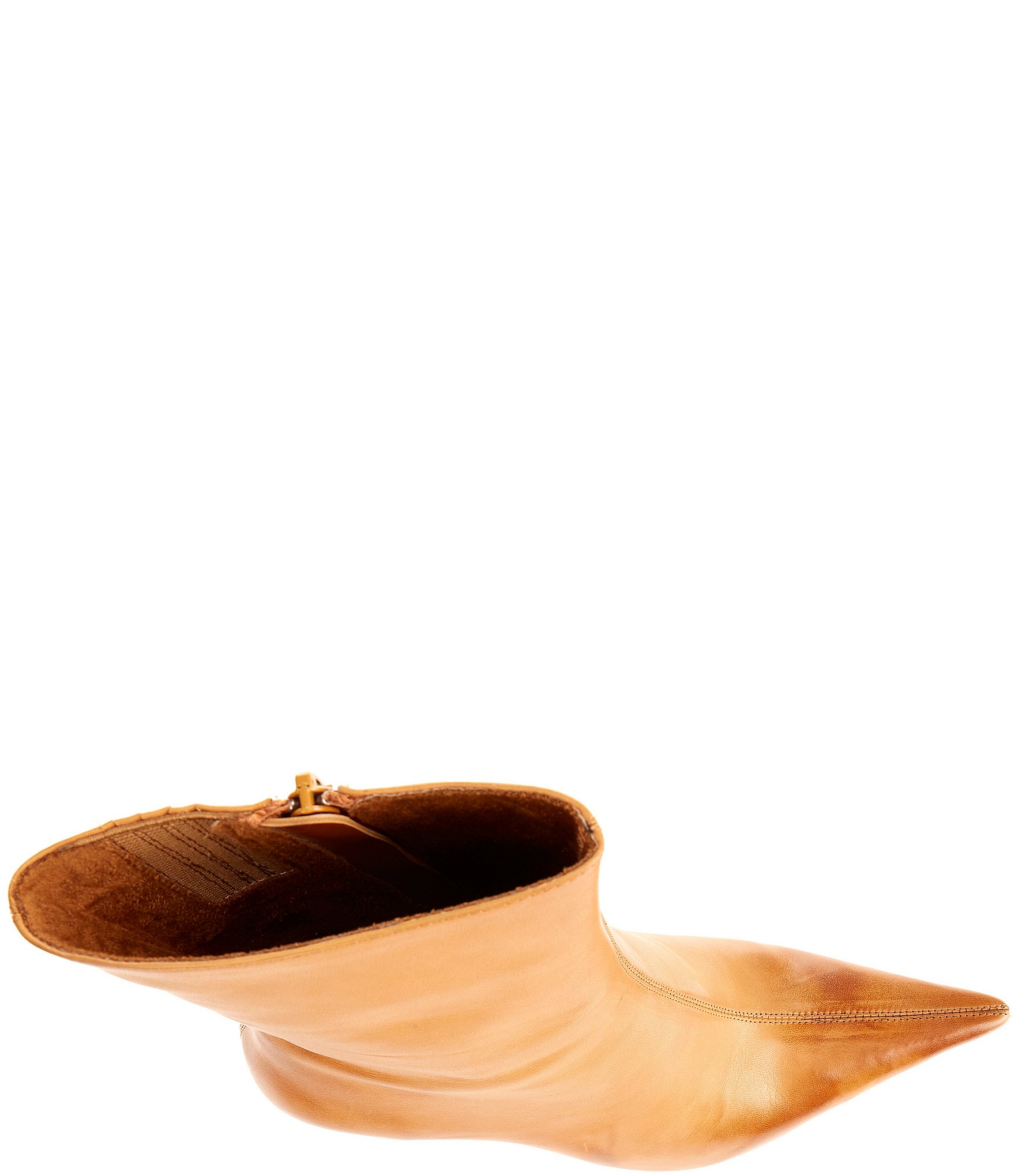 Jeffrey Campbell Daring-L Leather Stiletto Pointed Toe Booties