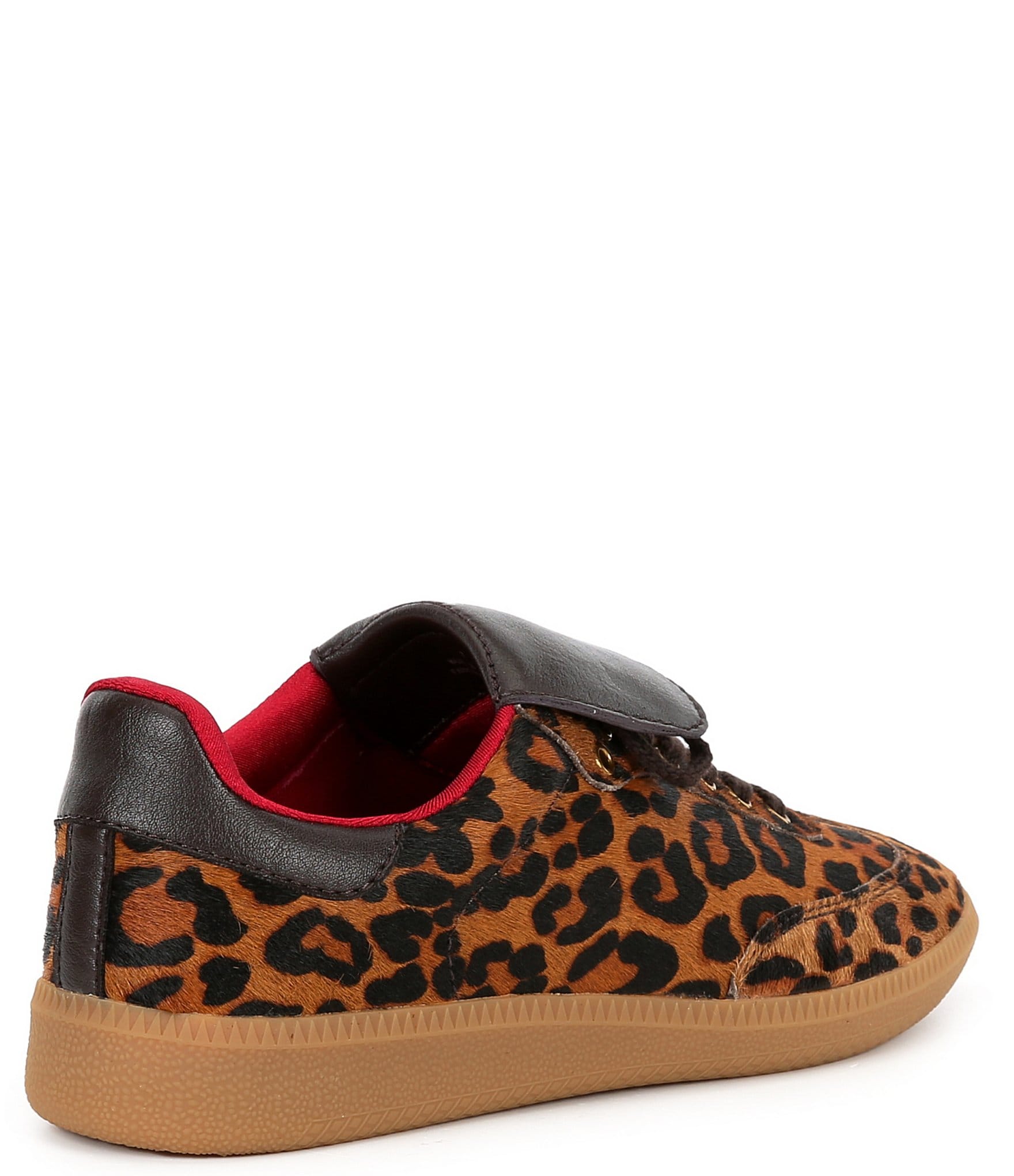 Jeffrey Campbell Dillan Calf Hair Leopard Print Sneakers