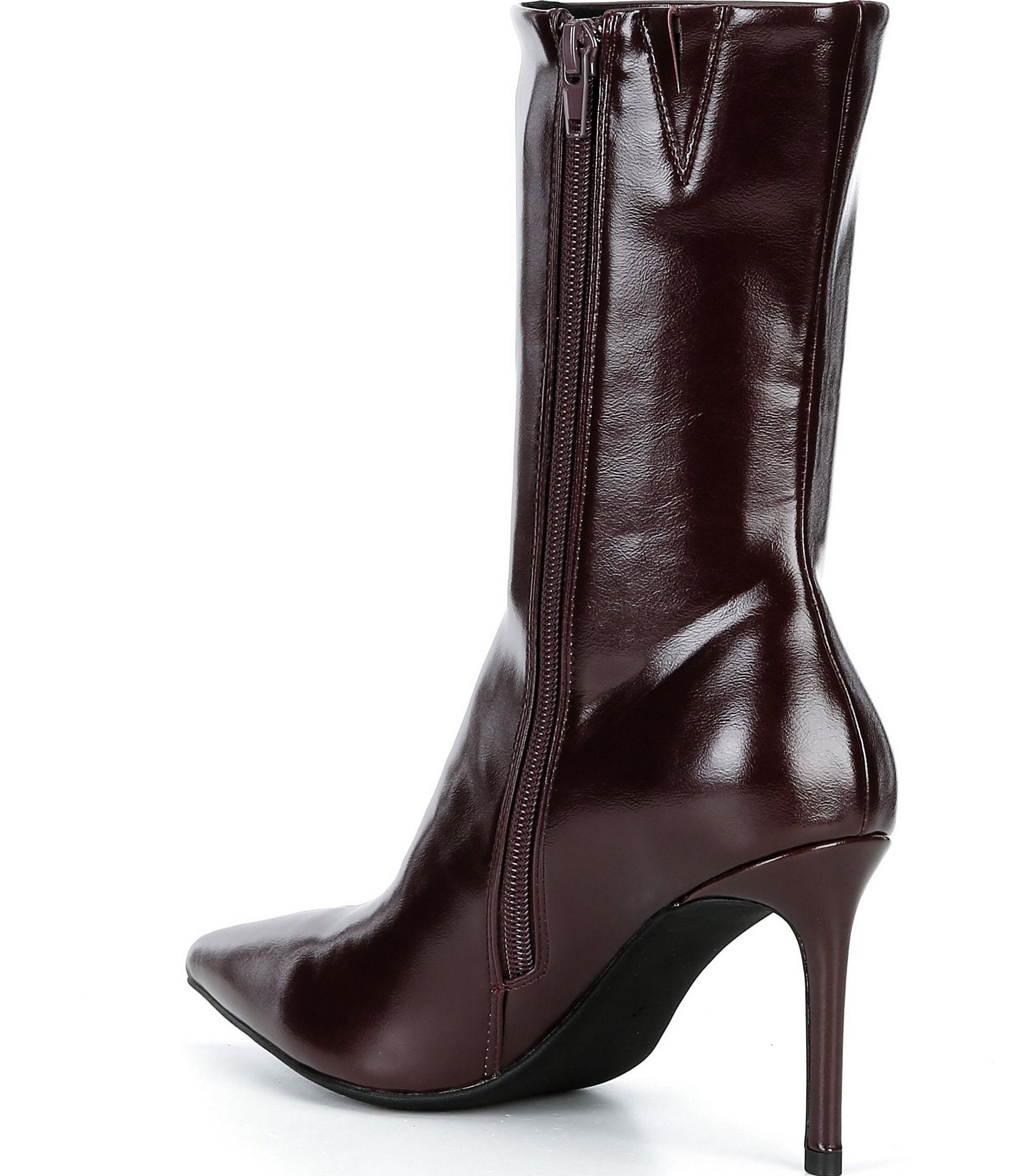 Jeffrey Campbell Everynite 2 Pointed Toe Stiletto Mid Calf Boots