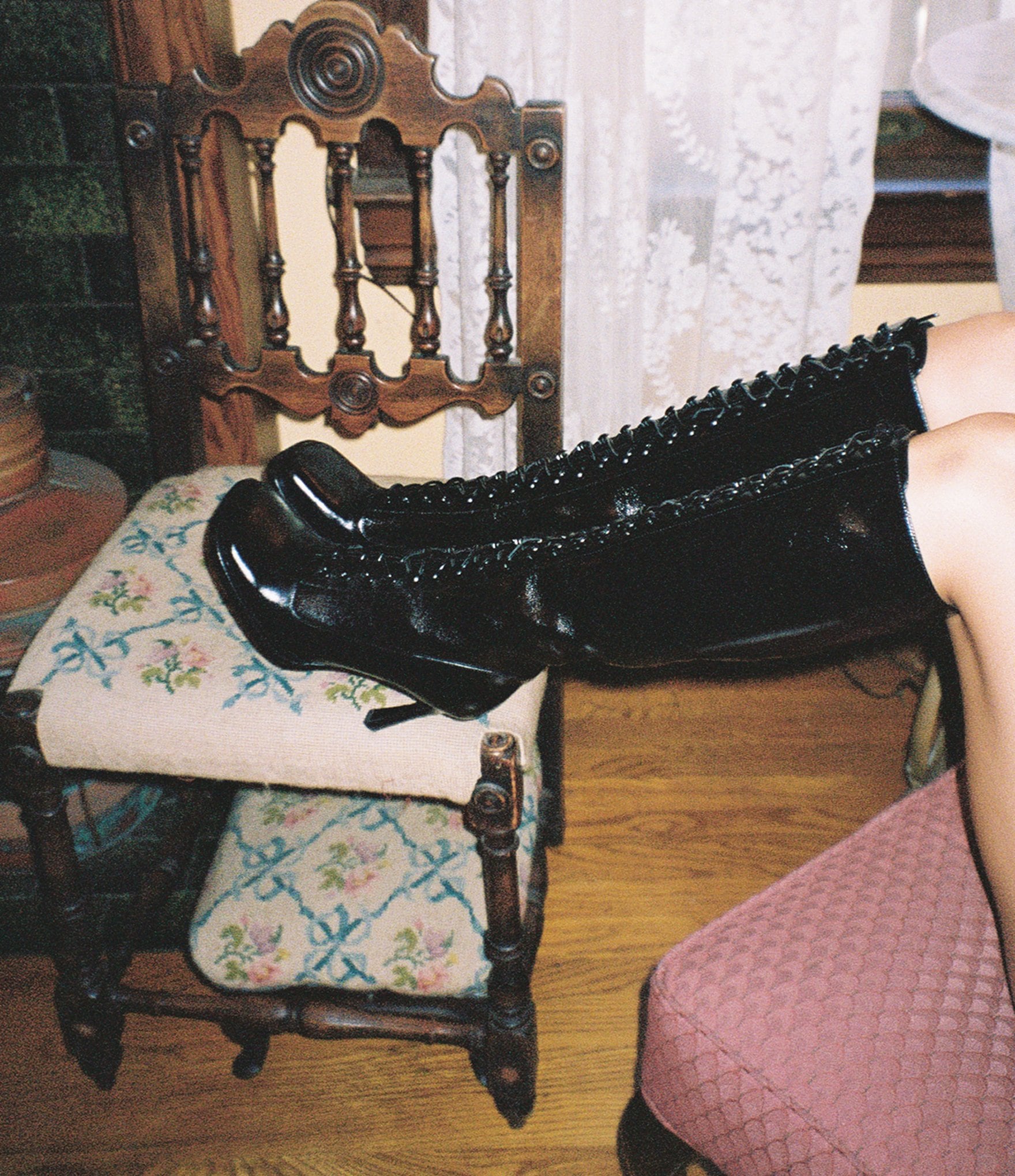 Jeffrey Campbell Fanning Leather Lace Up Tall Boots