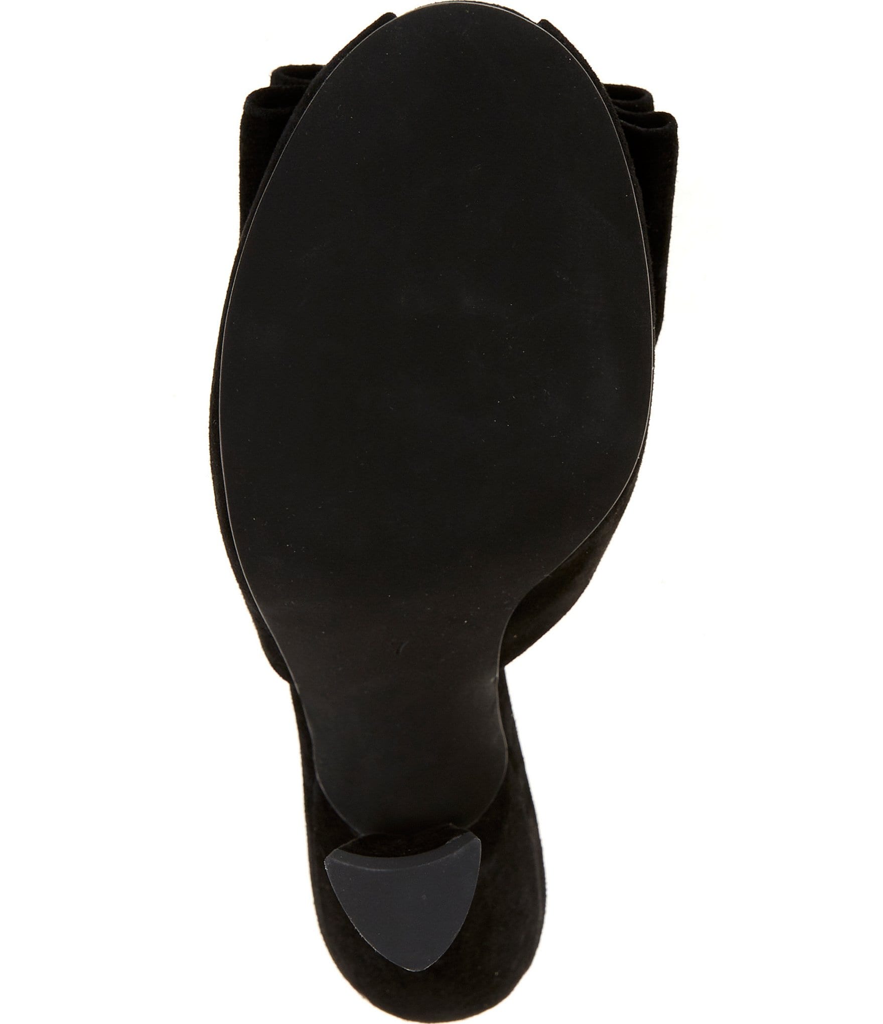 Jeffrey Campbell Fresa Suede Bow Peep Toe Mules