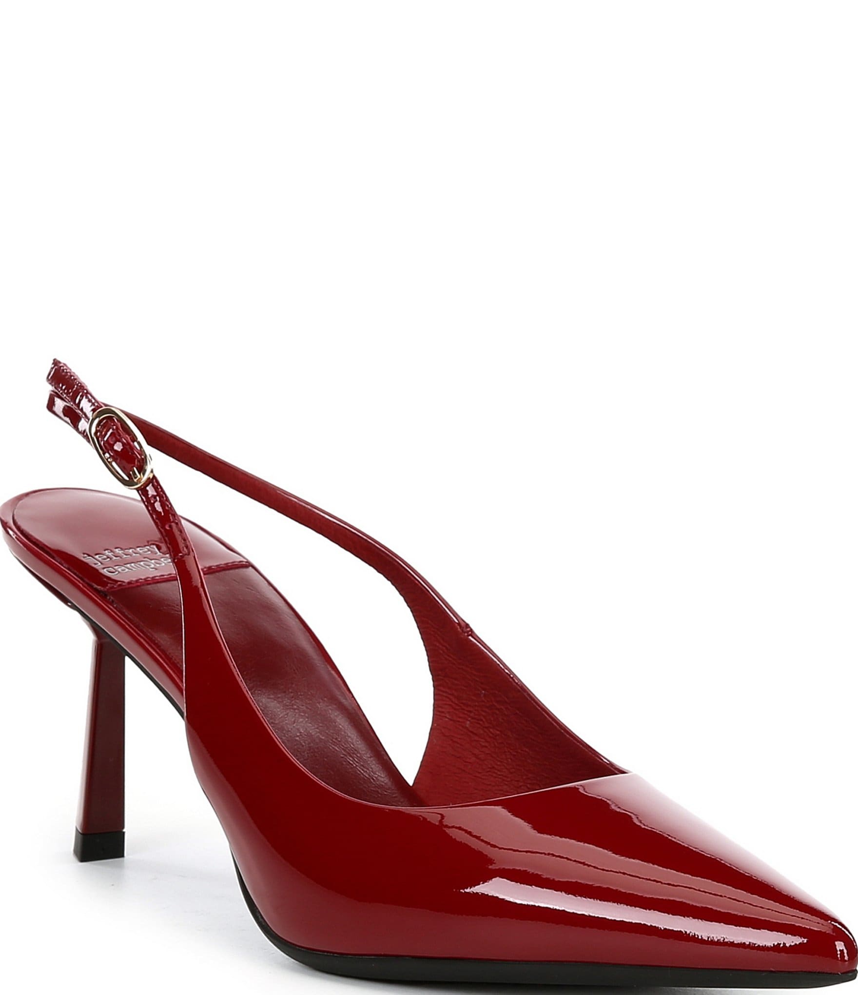 Jeffrey Campbell Gambol Patent Leather Slingback Pumps