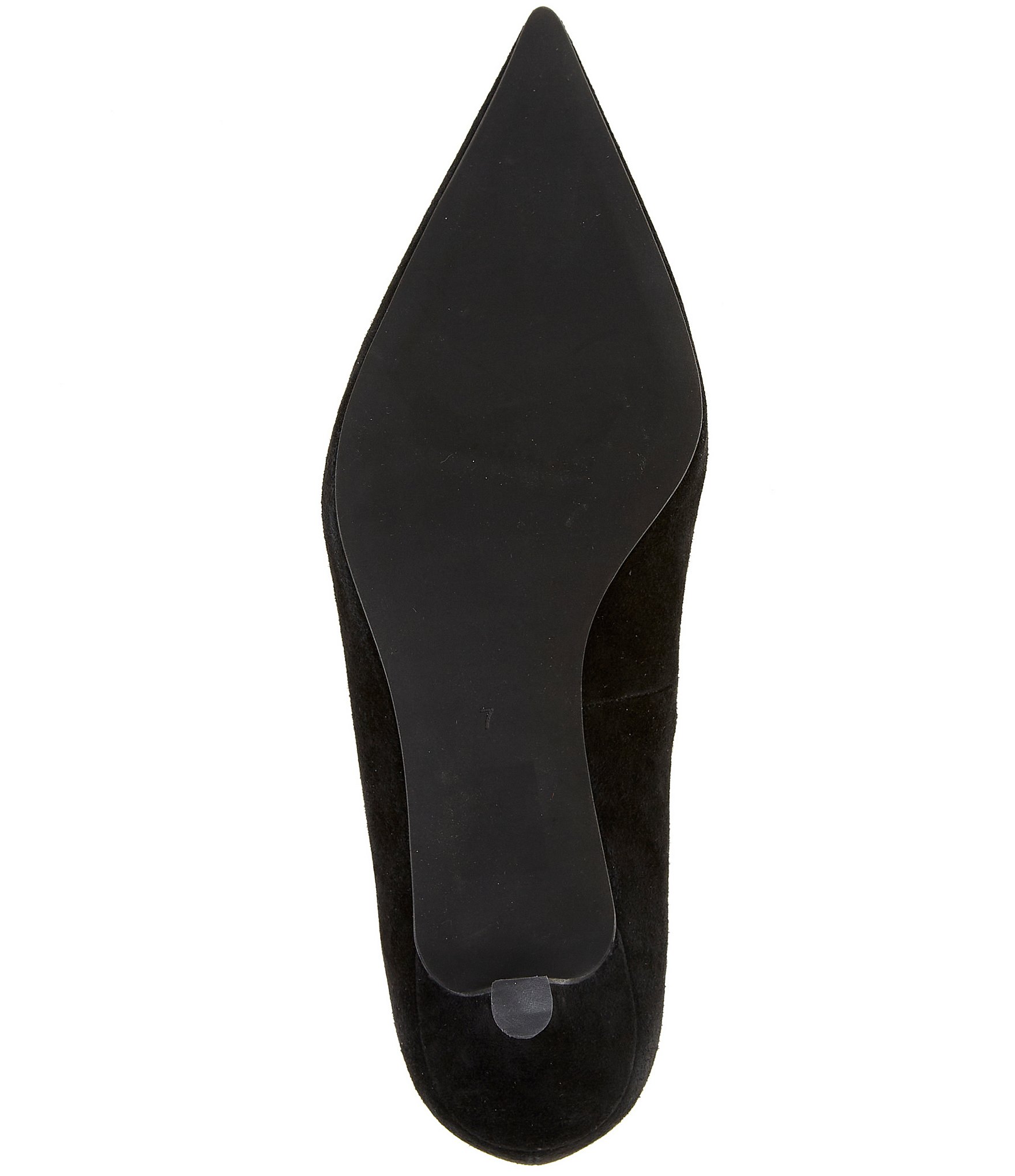 Jeffrey Campbell Ida-Mae Suede Pointed Toe Kitten Heel Pumps