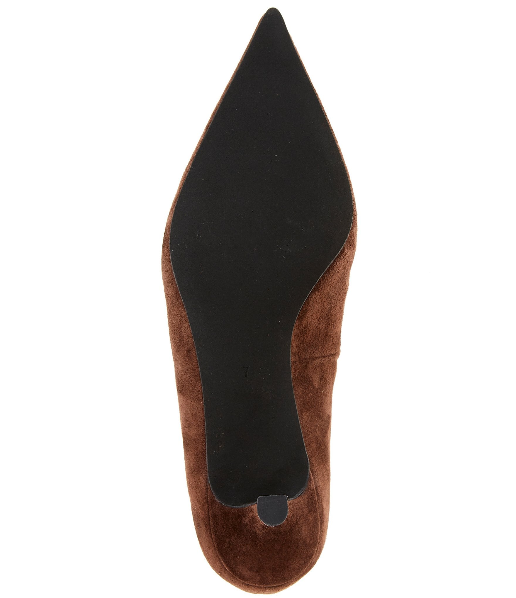 Jeffrey Campbell Ida-Mae Suede Pointed Toe Kitten Heel Pumps