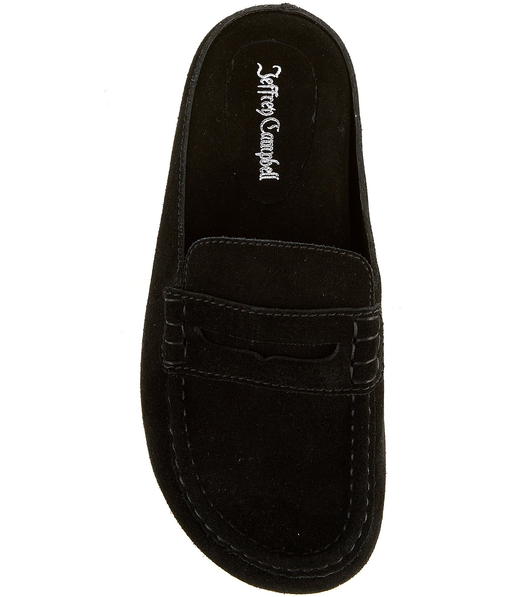 Jeffrey Campbell Miles Suede Penny Loafer Clogs