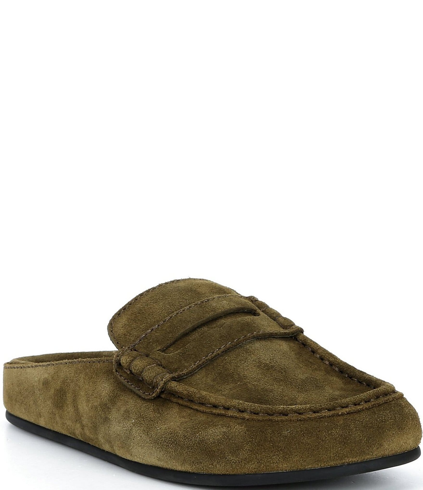 Jeffrey Campbell Miles Suede Penny Loafer Clogs