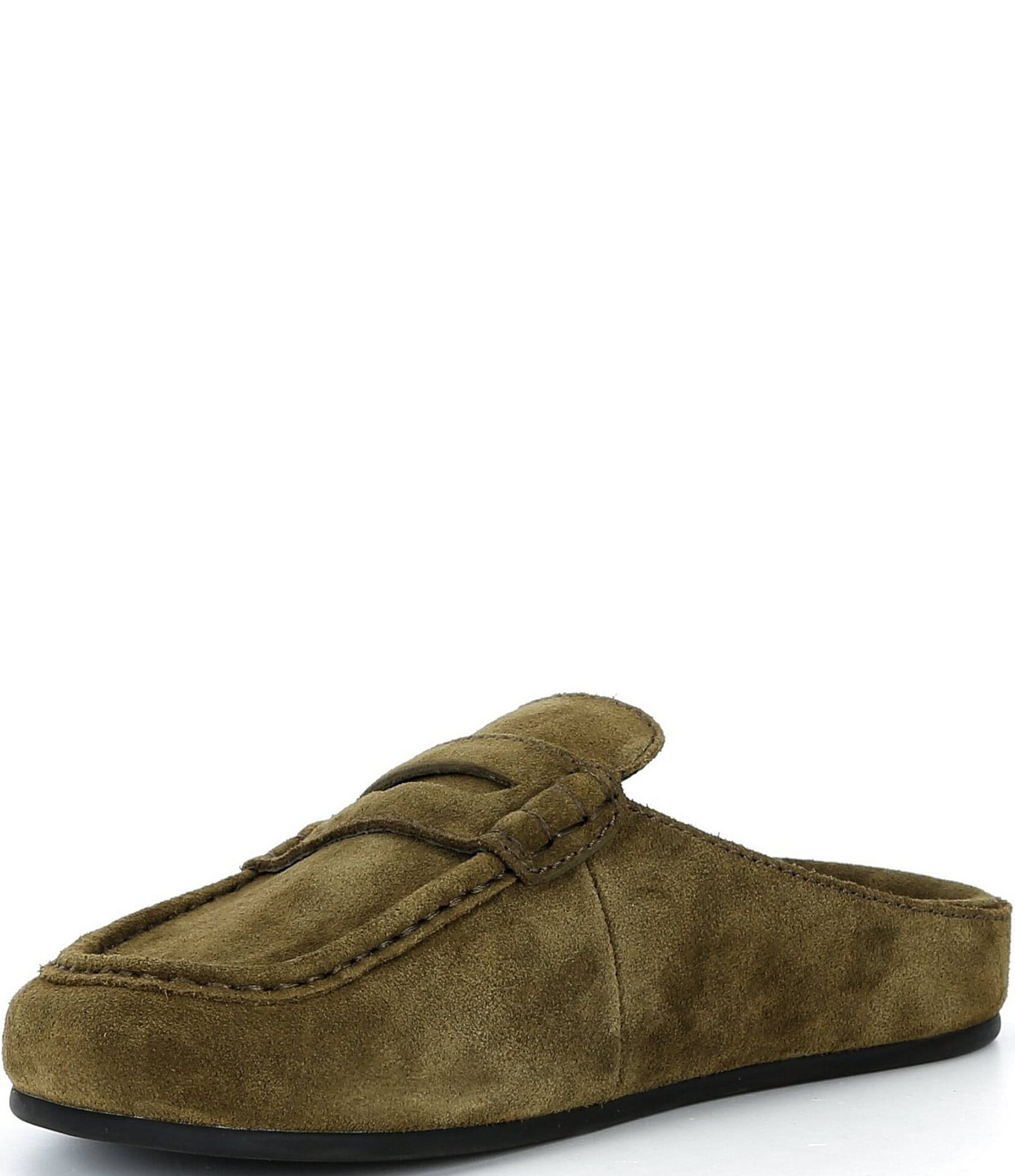 Jeffrey Campbell Miles Suede Penny Loafer Clogs