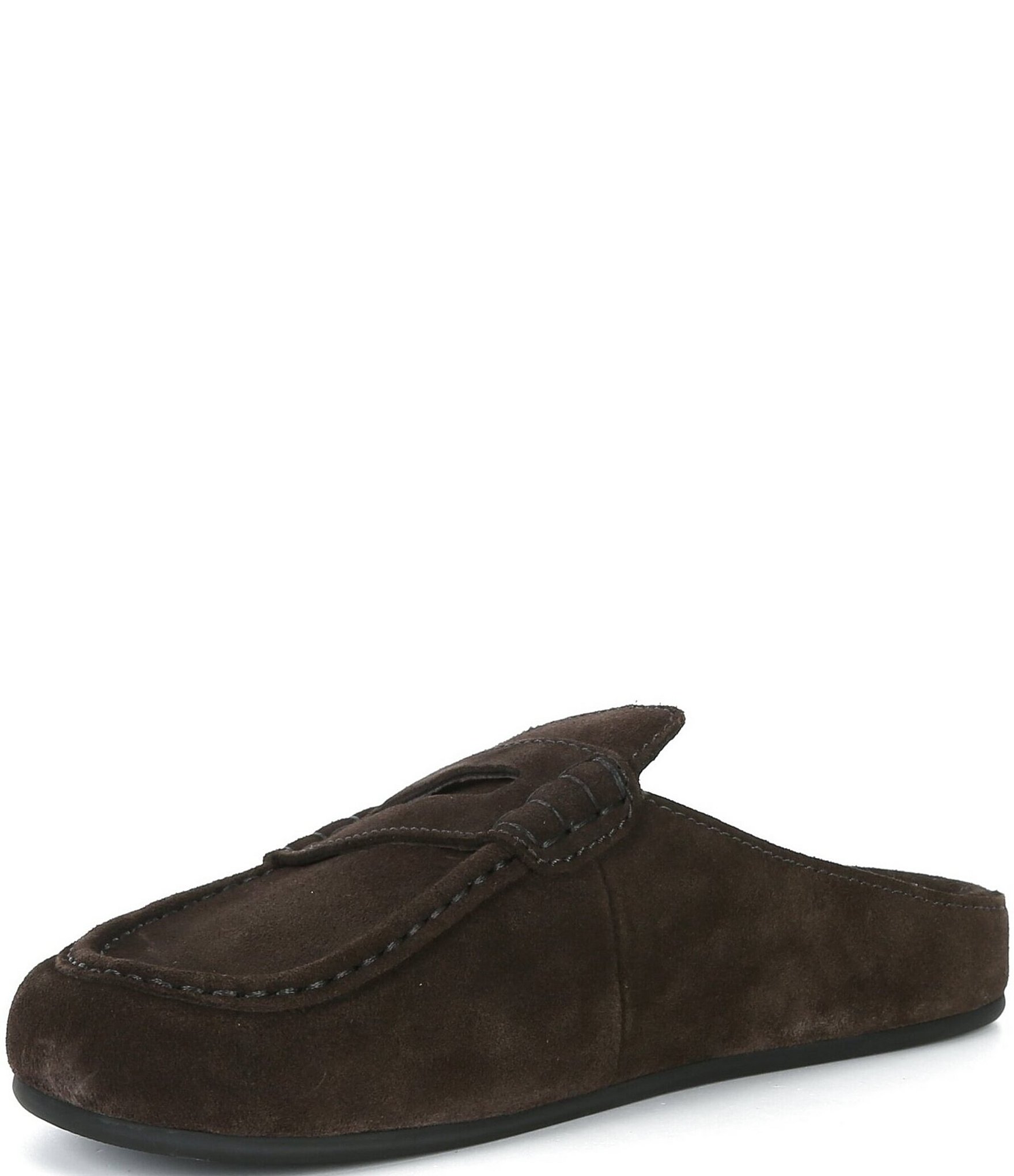 Jeffrey Campbell Miles Suede Penny Loafer Clogs