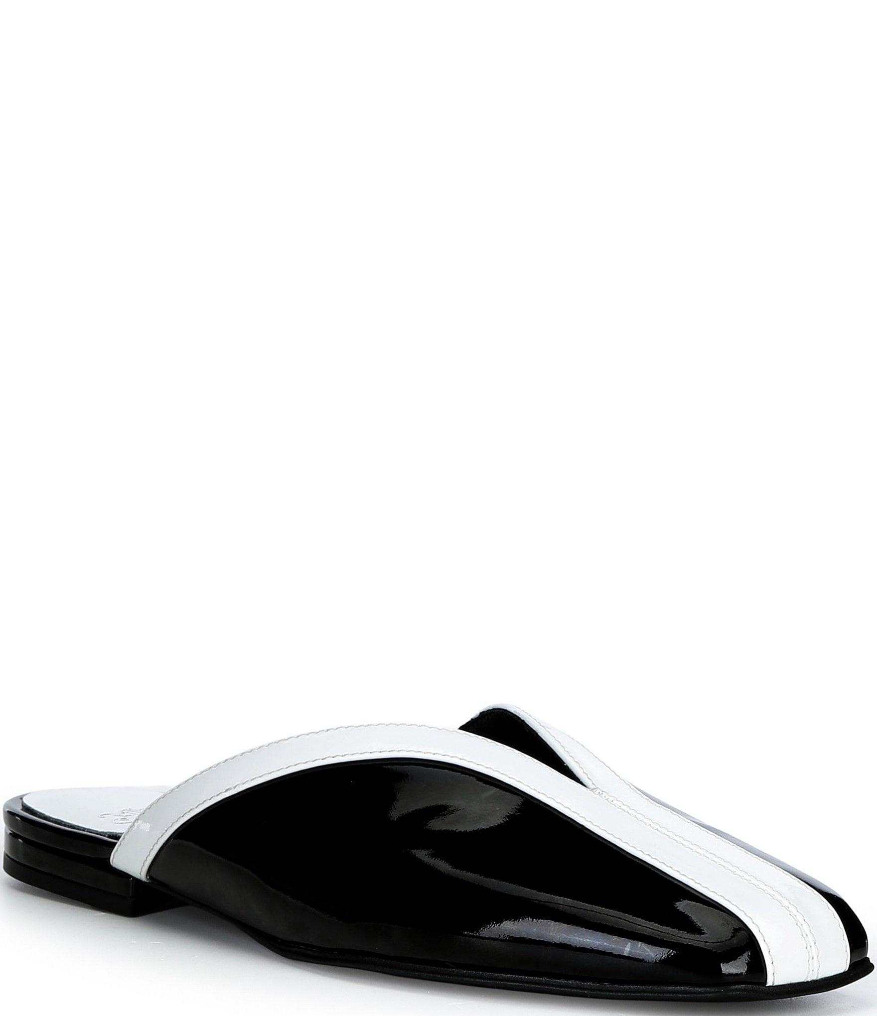 Jeffrey Campbell Narrows Patent Two Tone Mules