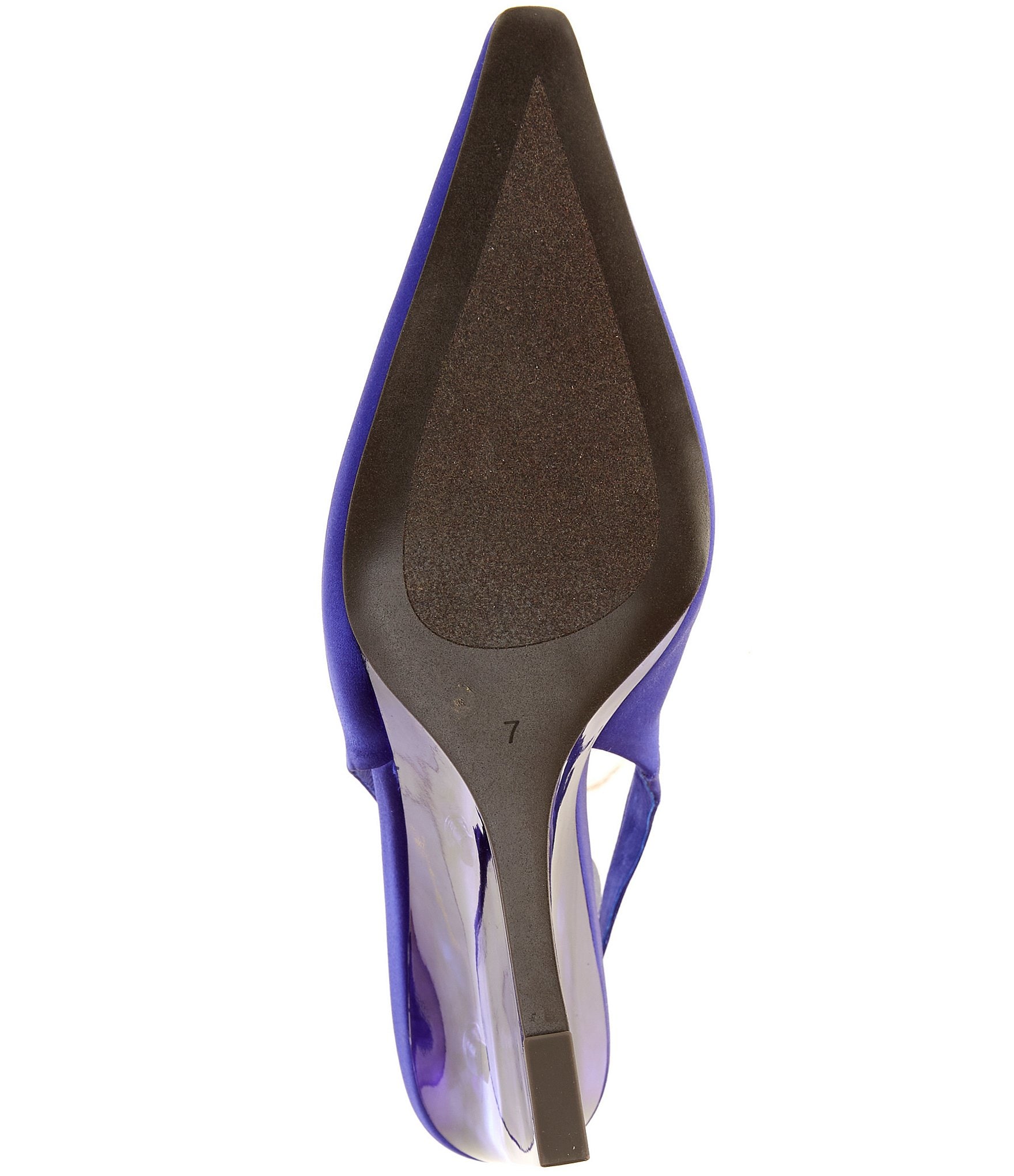 Jeffrey Campbell Pay-Me Satin Coin Purse Ornament Slingback Wedge Pumps