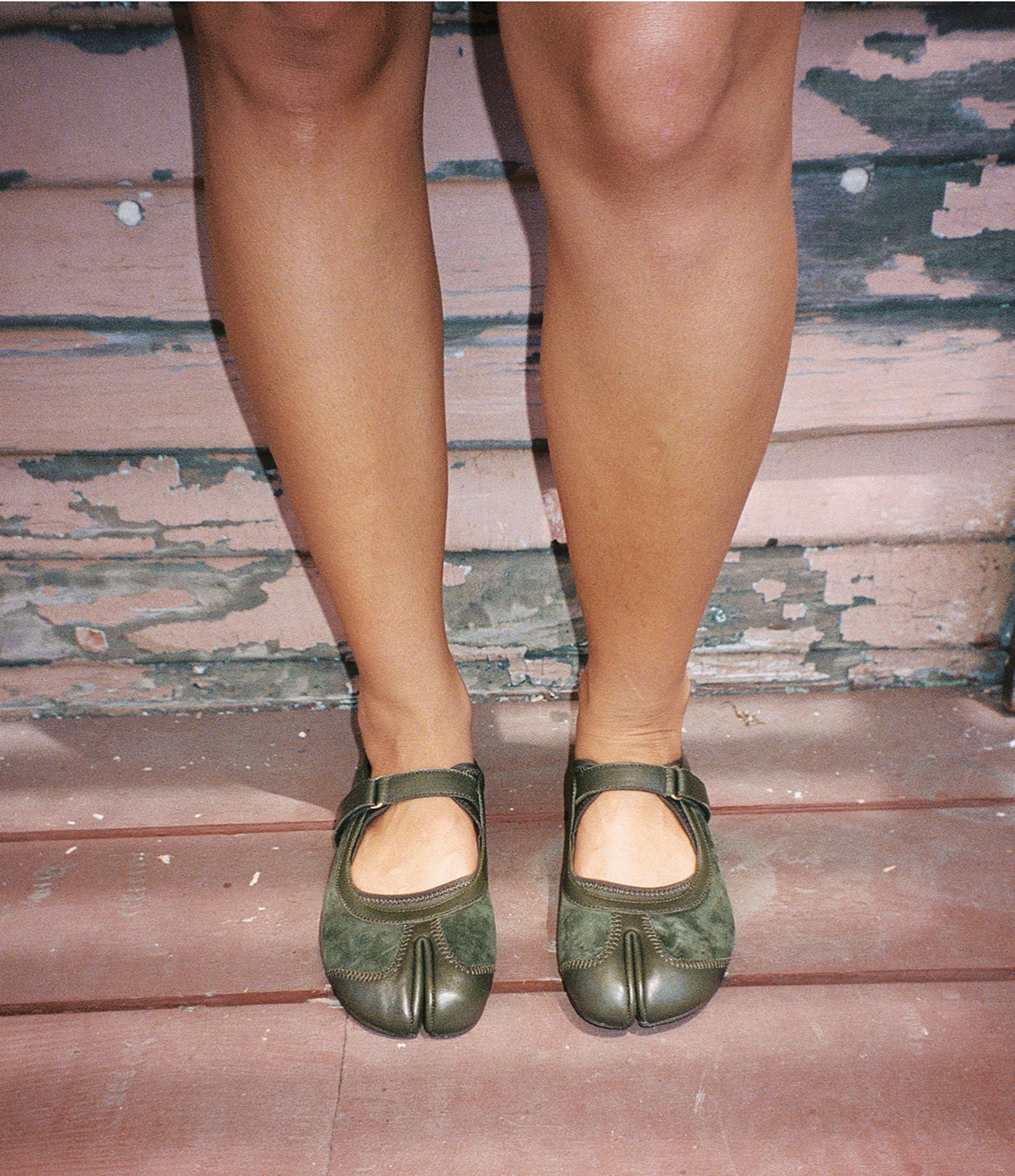 Jeffrey Campbell Thalion Sporty Split Toe Mary Jane Flats