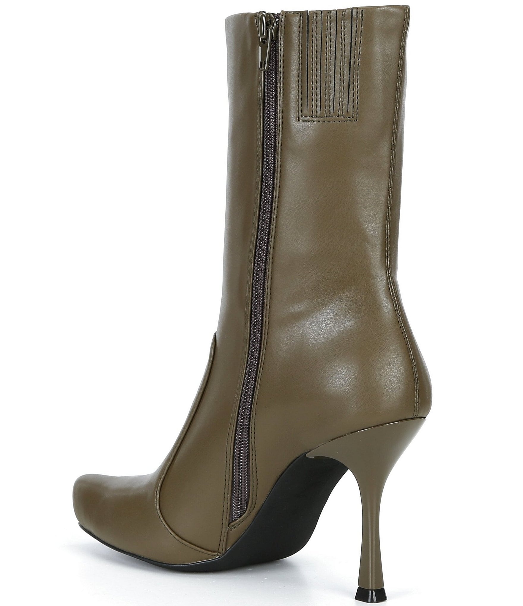Jeffrey Campbell Visionary Toe Mid Calf Boots