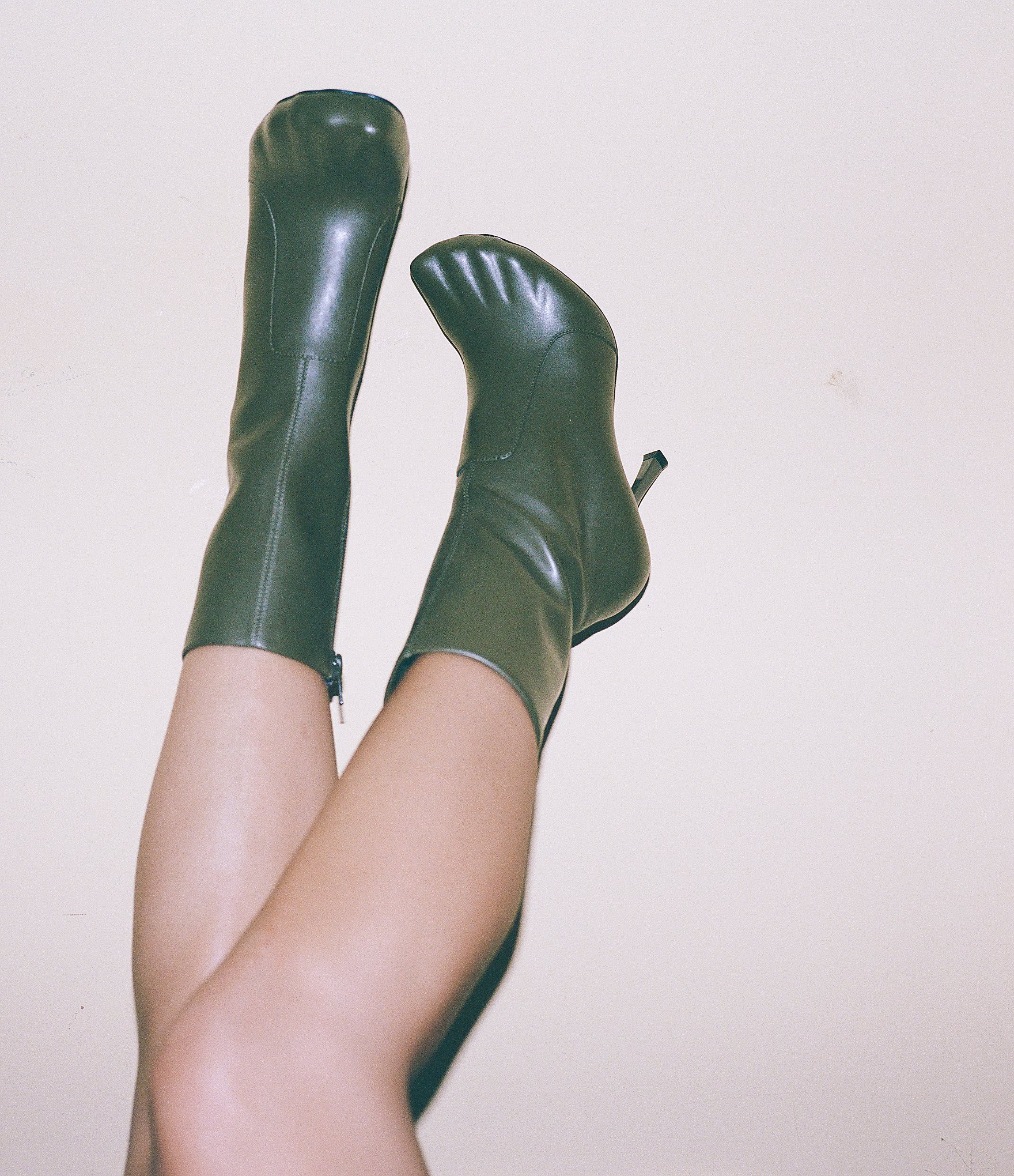 Jeffrey Campbell Visionary Toe Mid Calf Boots