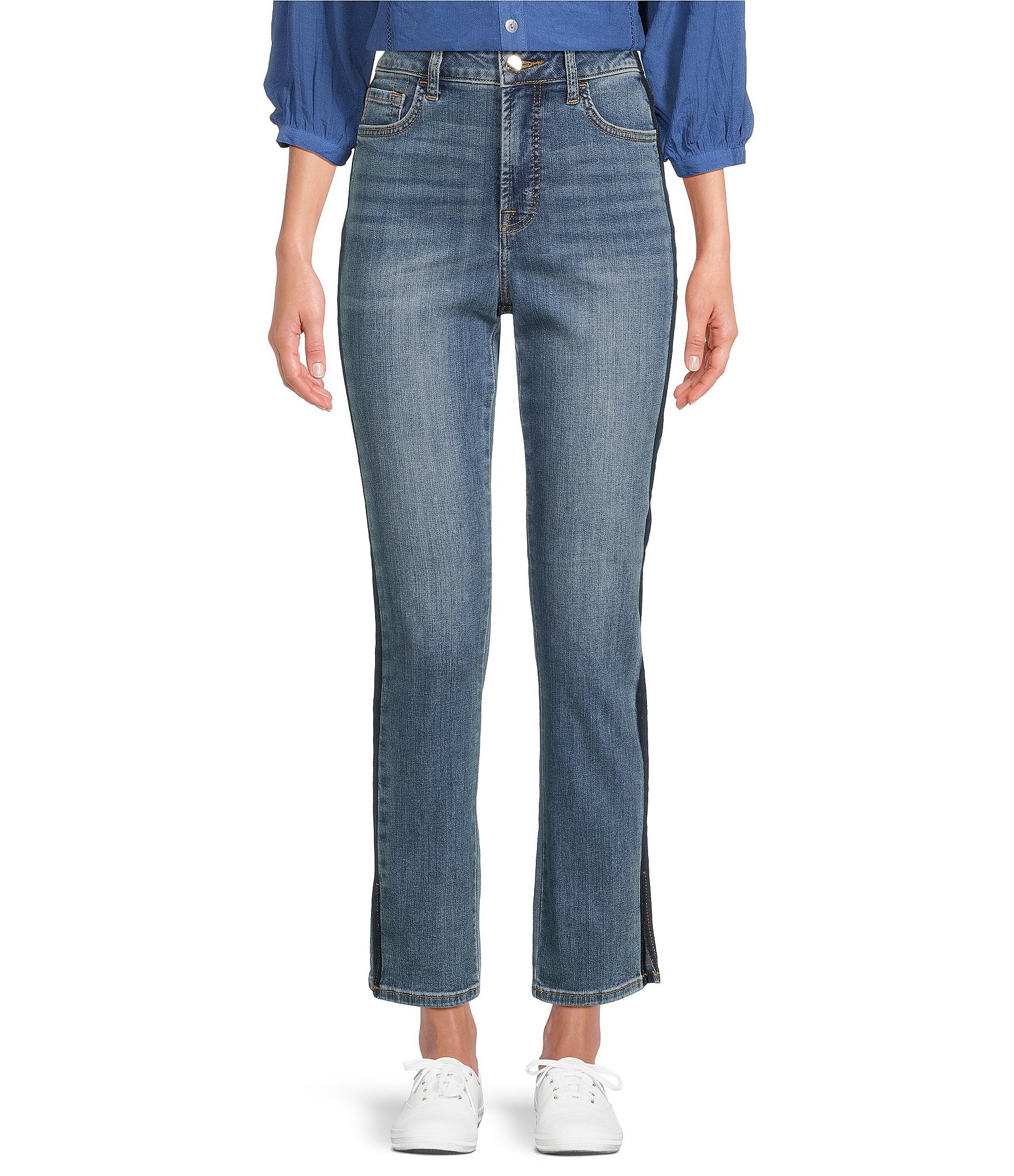 JEN7 by 7 for All Mankind Ankle Straight Jean | Dillard's