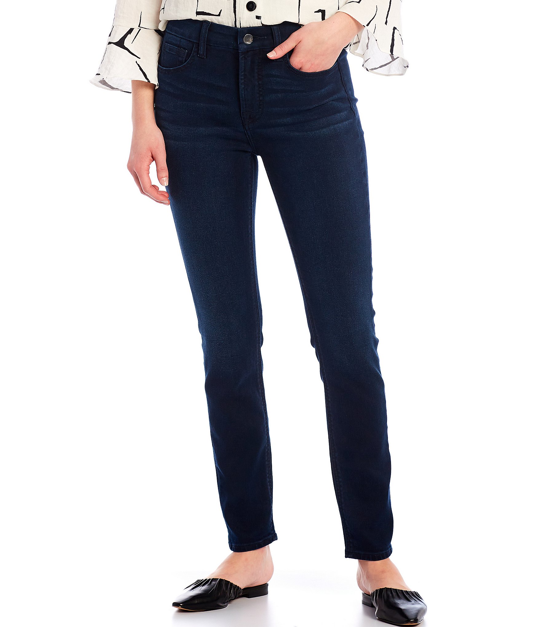 Seven7 Jeans Trendy Plus Size Step-Hem Distressed Skinny Jeans - Macy's