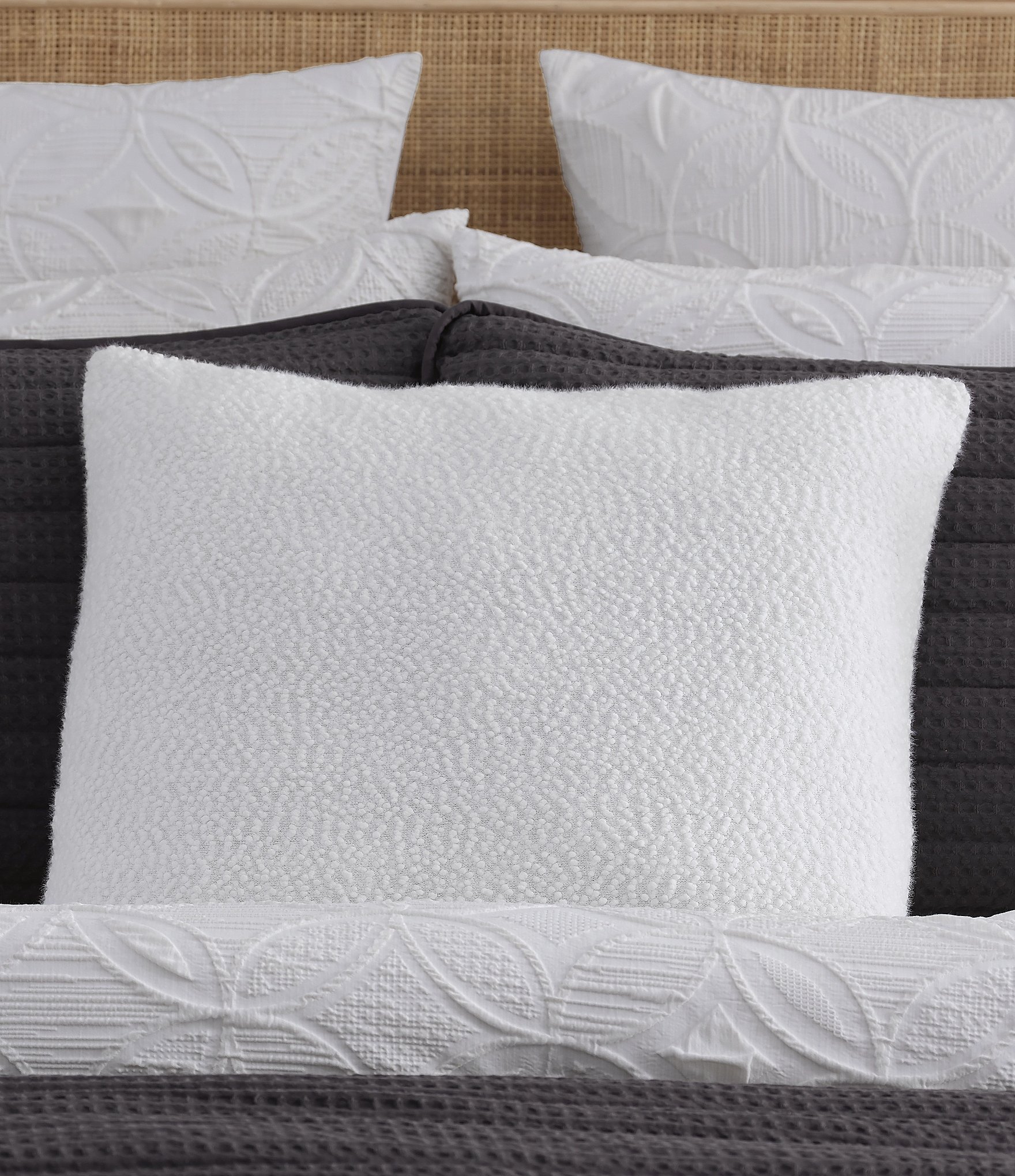Jennifer Adams Boucle Yarns Drift Square Decorative Pillow