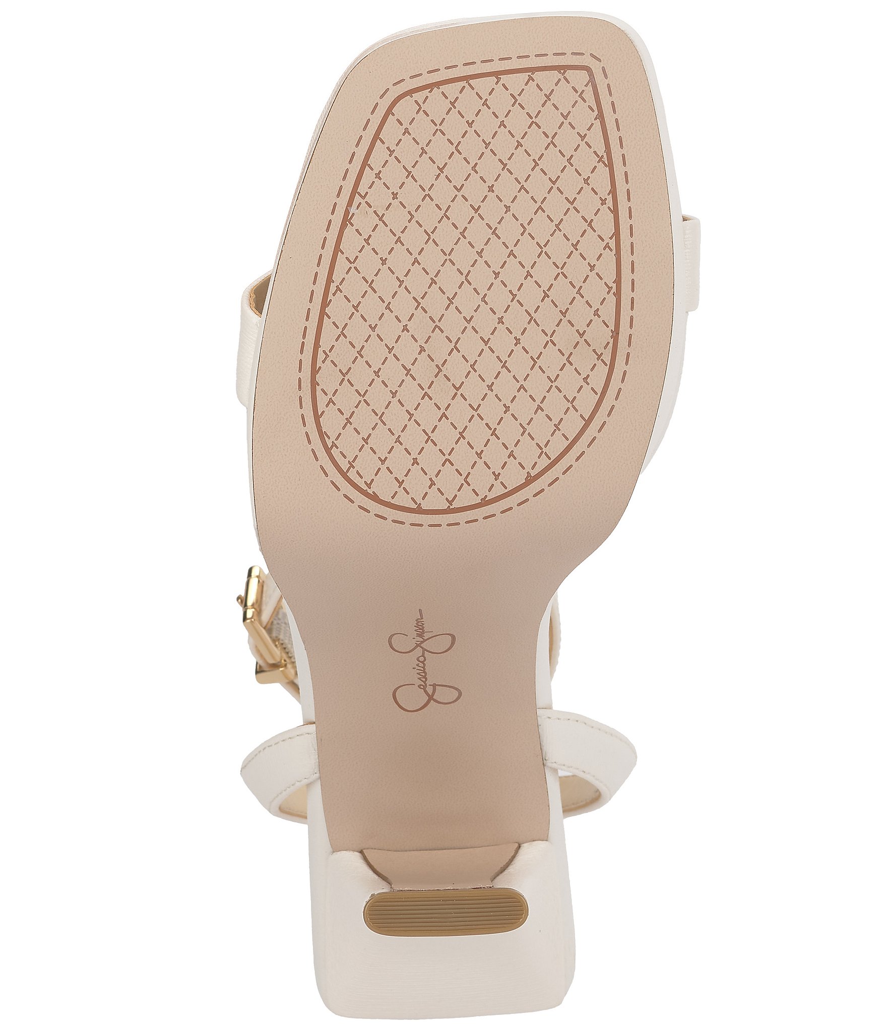 Jessica Simpson Adonia Textured Ankle Strap Platform Dress Sandals