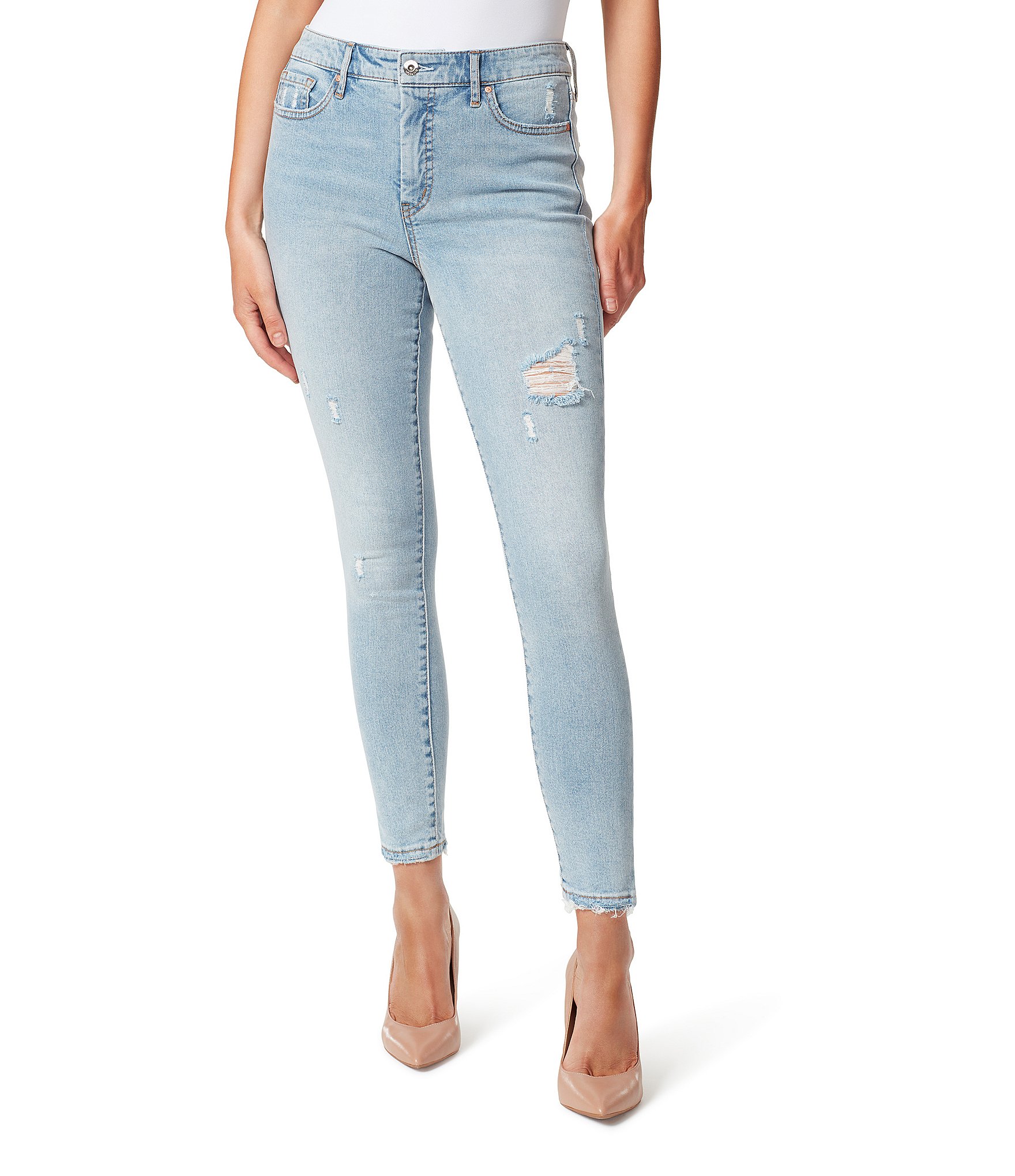 Jessica Simpson Adored High Rise Ankle Skinny Jeans | Dillard's