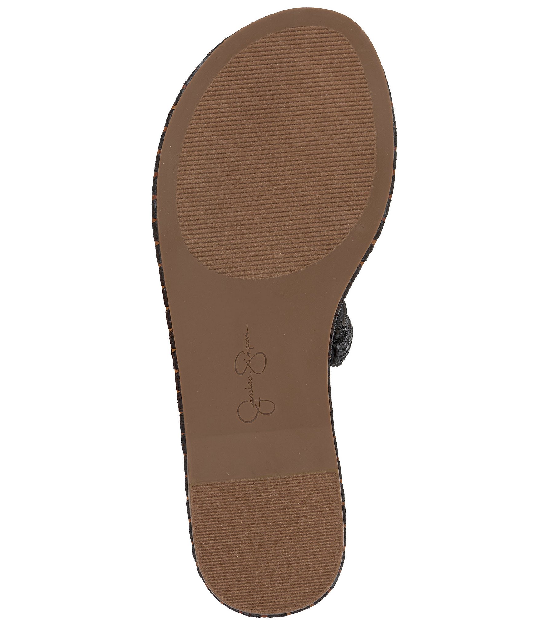 Jessica Simpson Briellea Rhinestone Embellished Slide Sandals