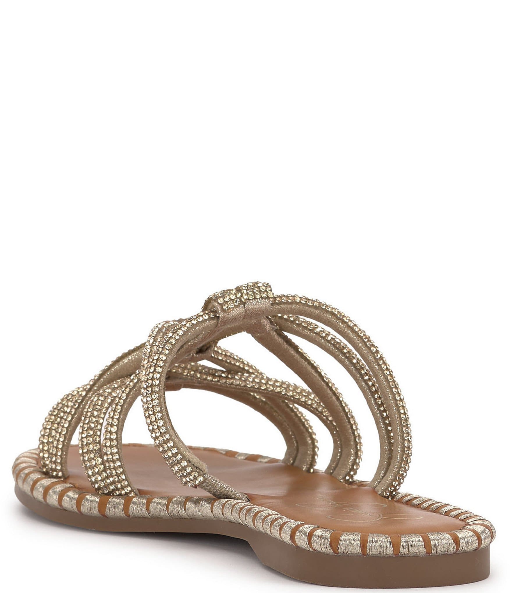 Jessica Simpson Briellea Rhinestone Embellished Slide Sandals