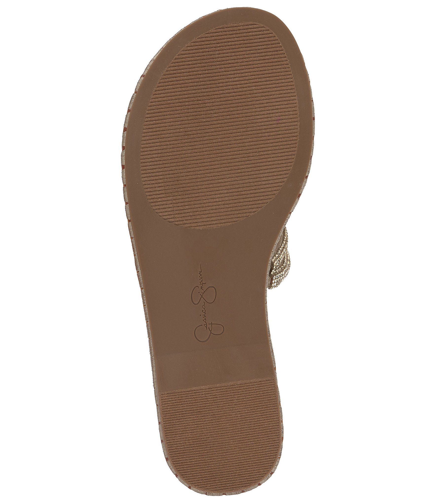 Jessica Simpson Briellea Rhinestone Embellished Slide Sandals