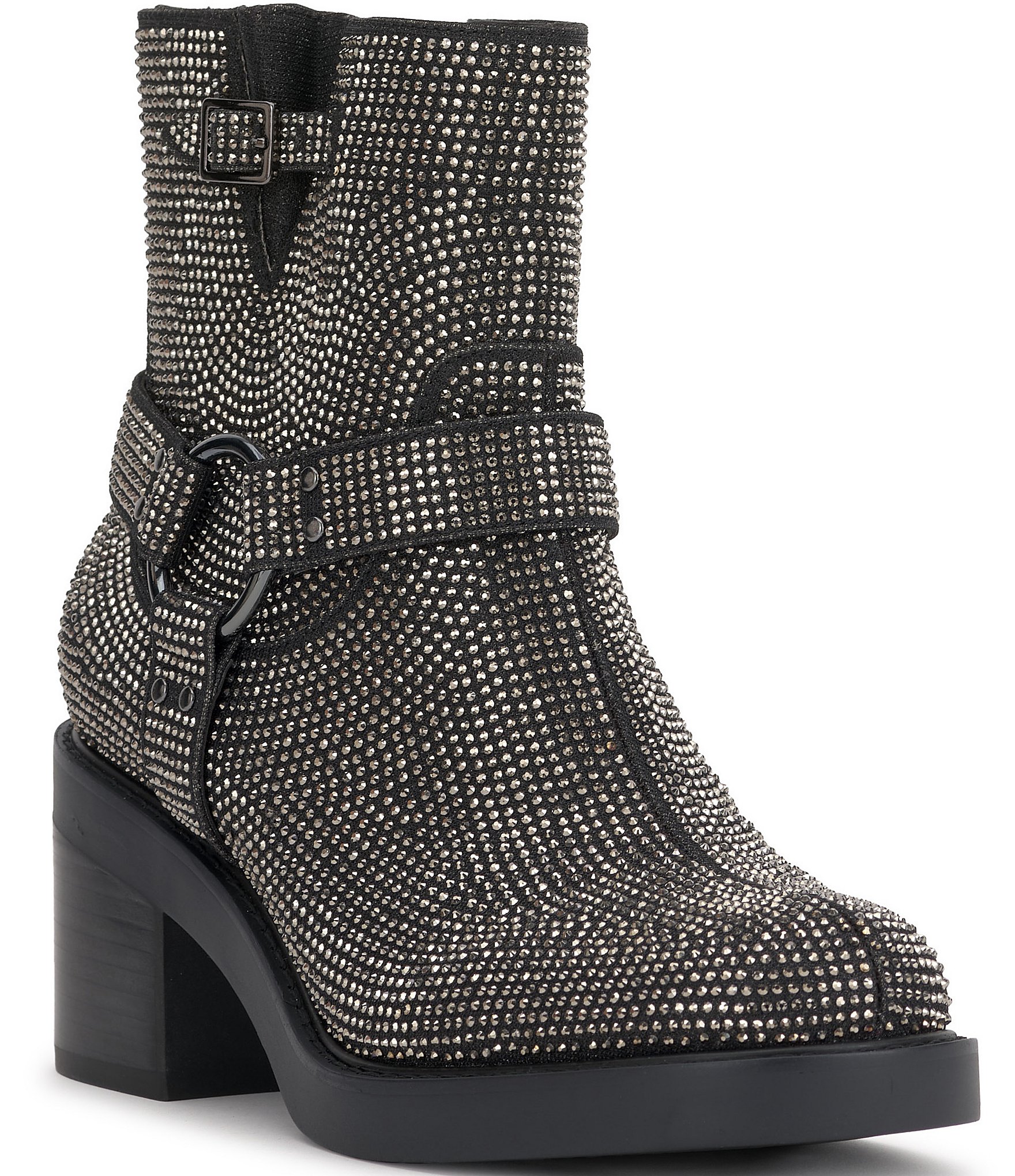 Jessica Simpson Ceridwen Rhinestone Moto Booties | Dillard's Jessica Simpson Ceridwen Rhinestone Moto Booties | Dillard's