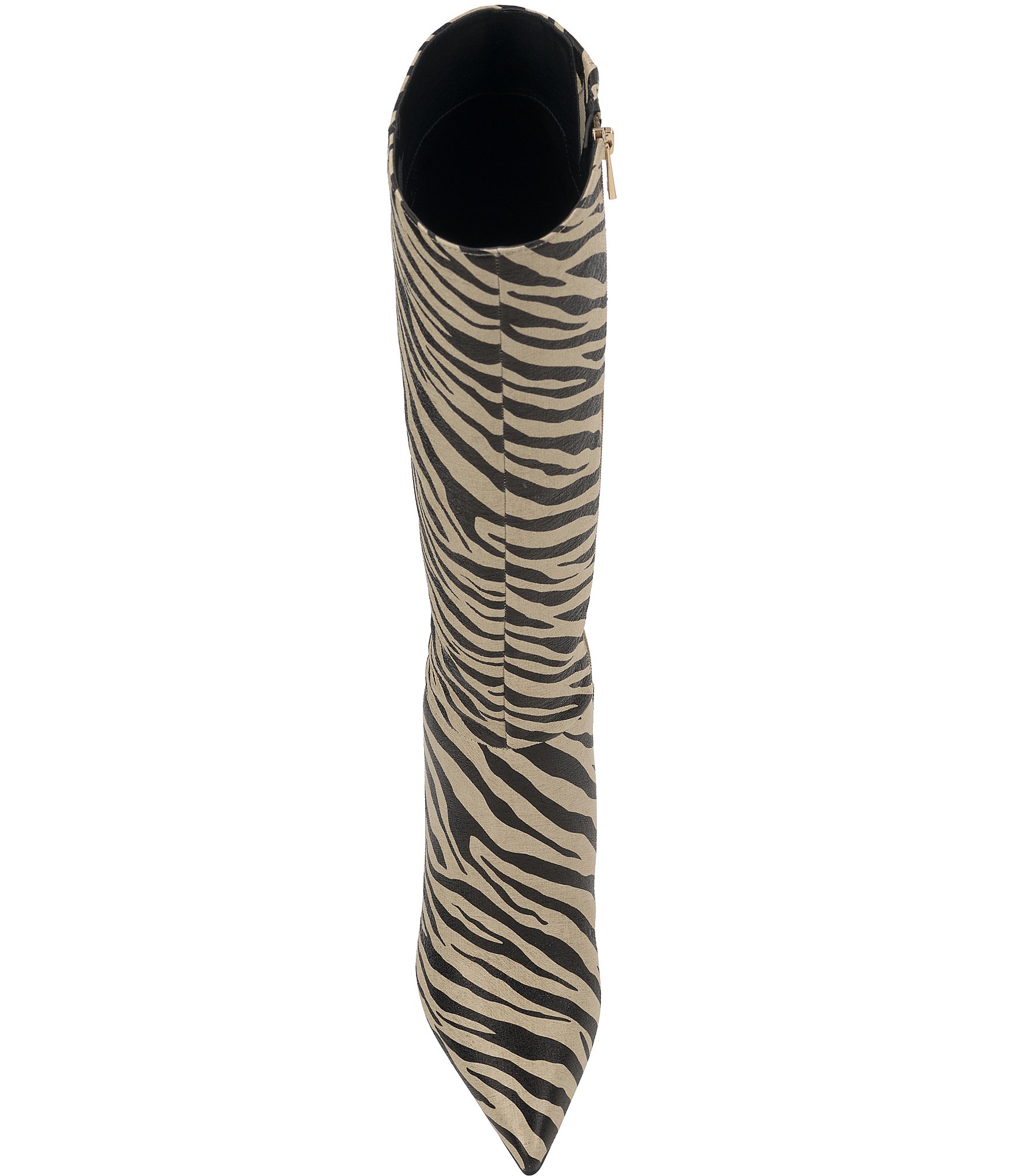 Jessica Simpson Dilea Zebra Print Knee High Boots