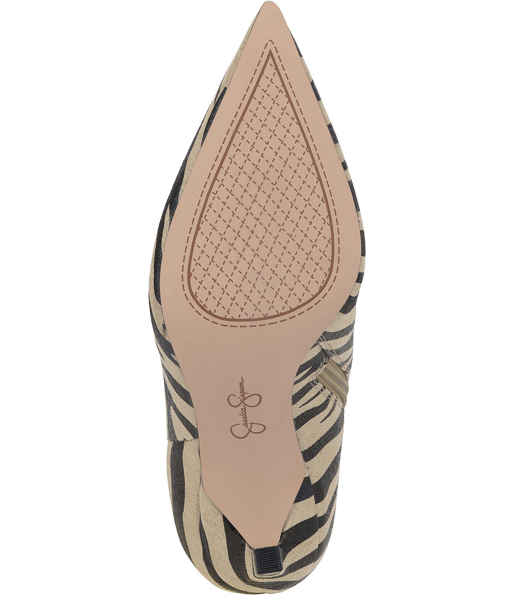 Jessica Simpson Dilea Zebra Print Knee High Boots