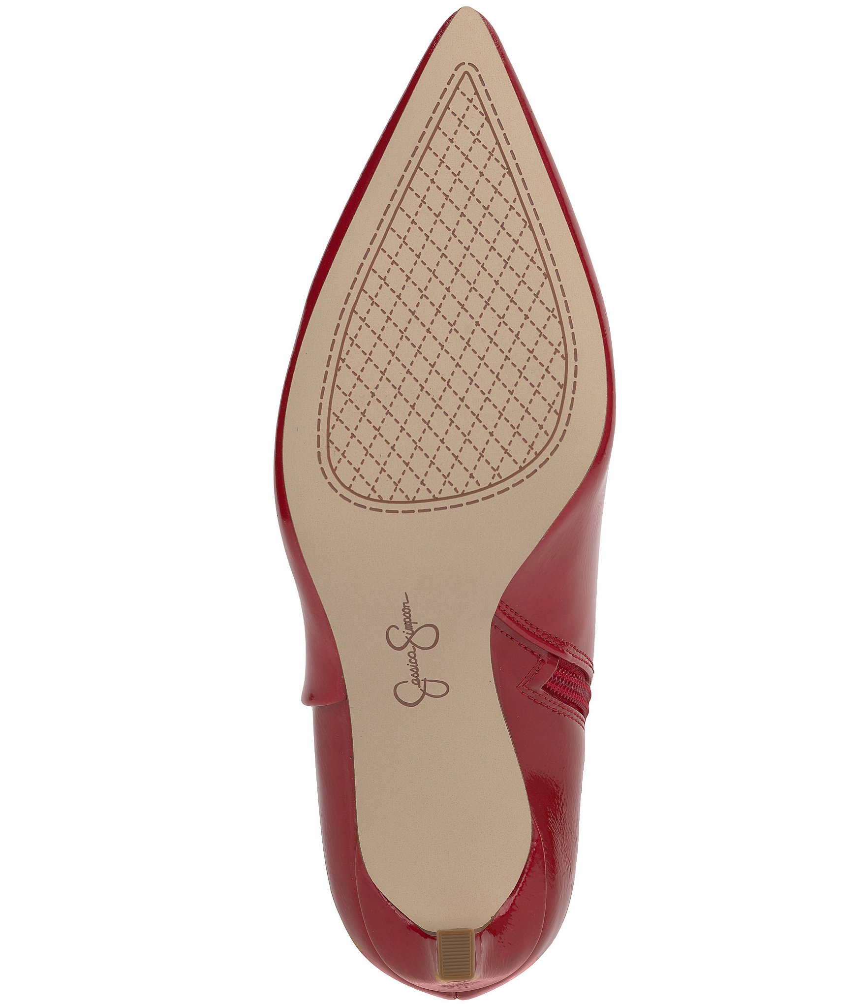 Jessica Simpson Earon Crinkle Patent Tall Boots