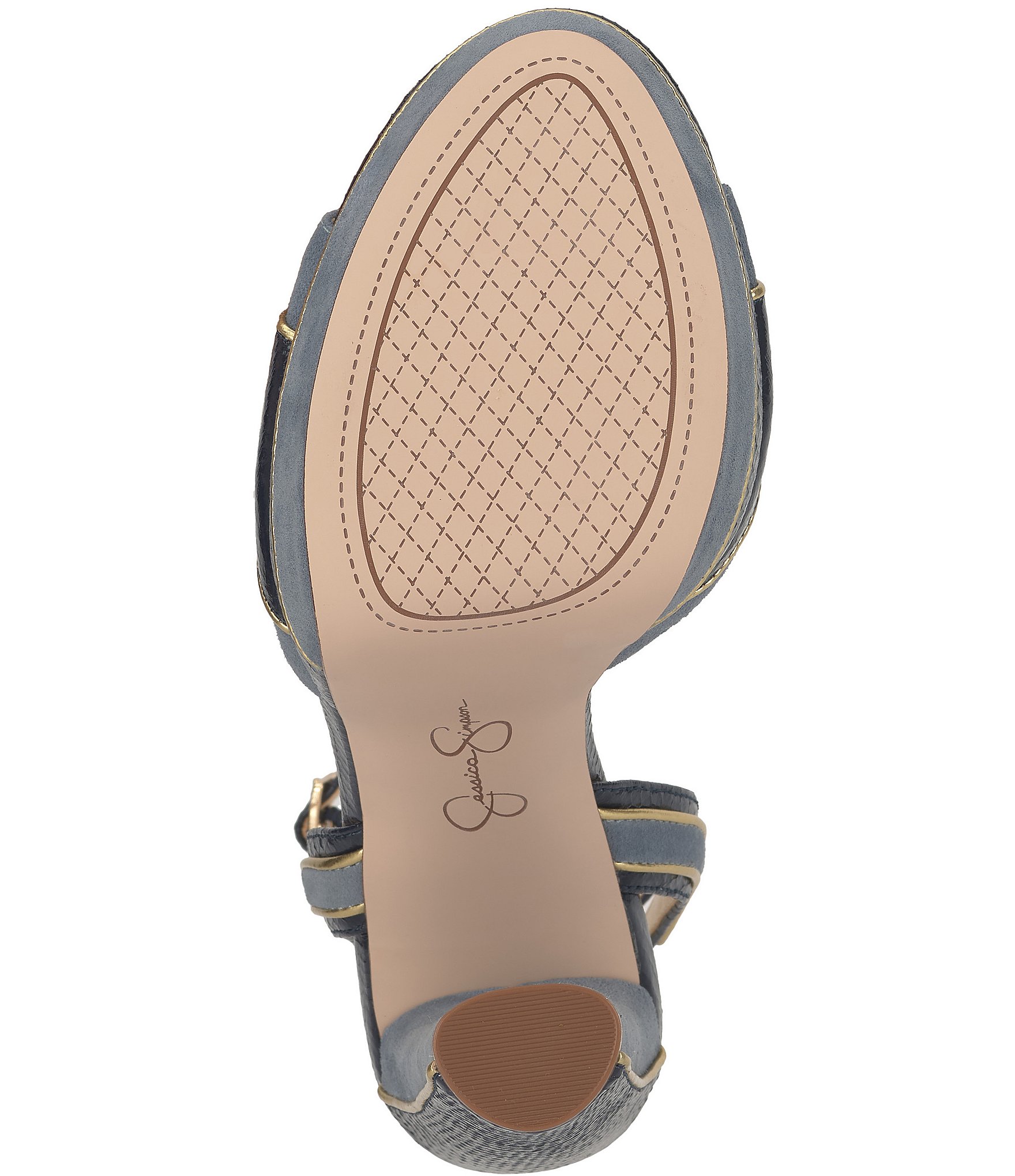 Jessica Simpson Ivrae Embossed Platform Dress Sandals