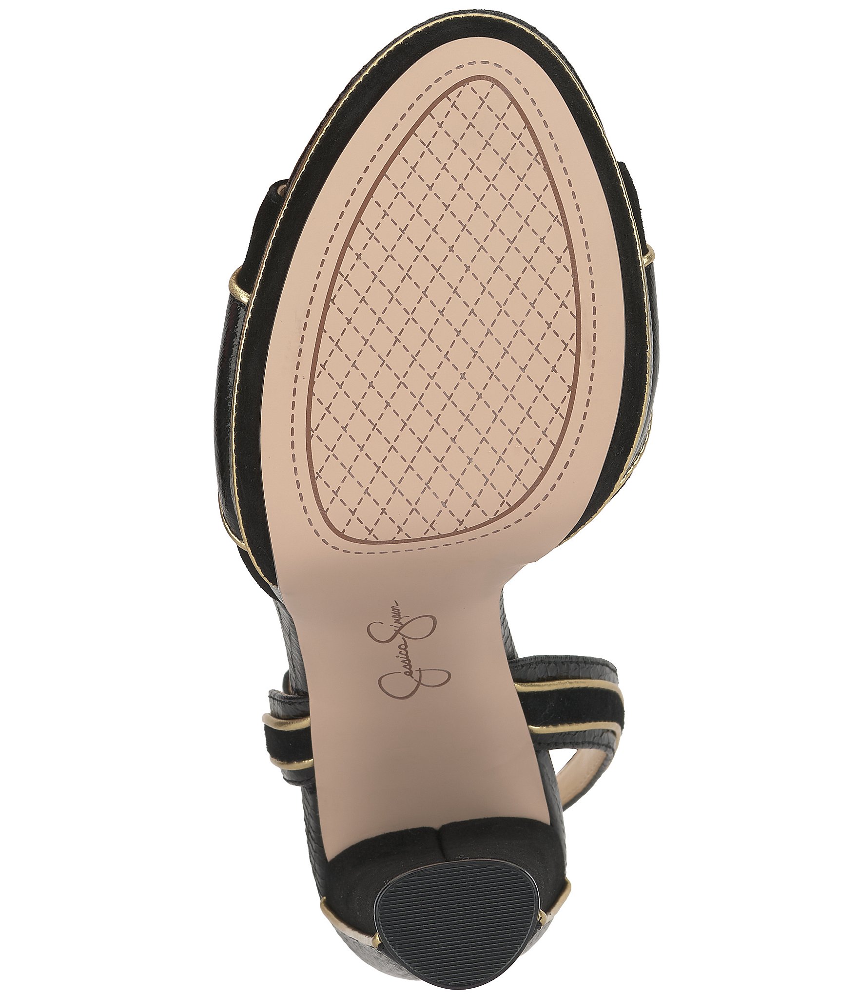 Jessica Simpson Ivrae Embossed Platform Dress Sandals