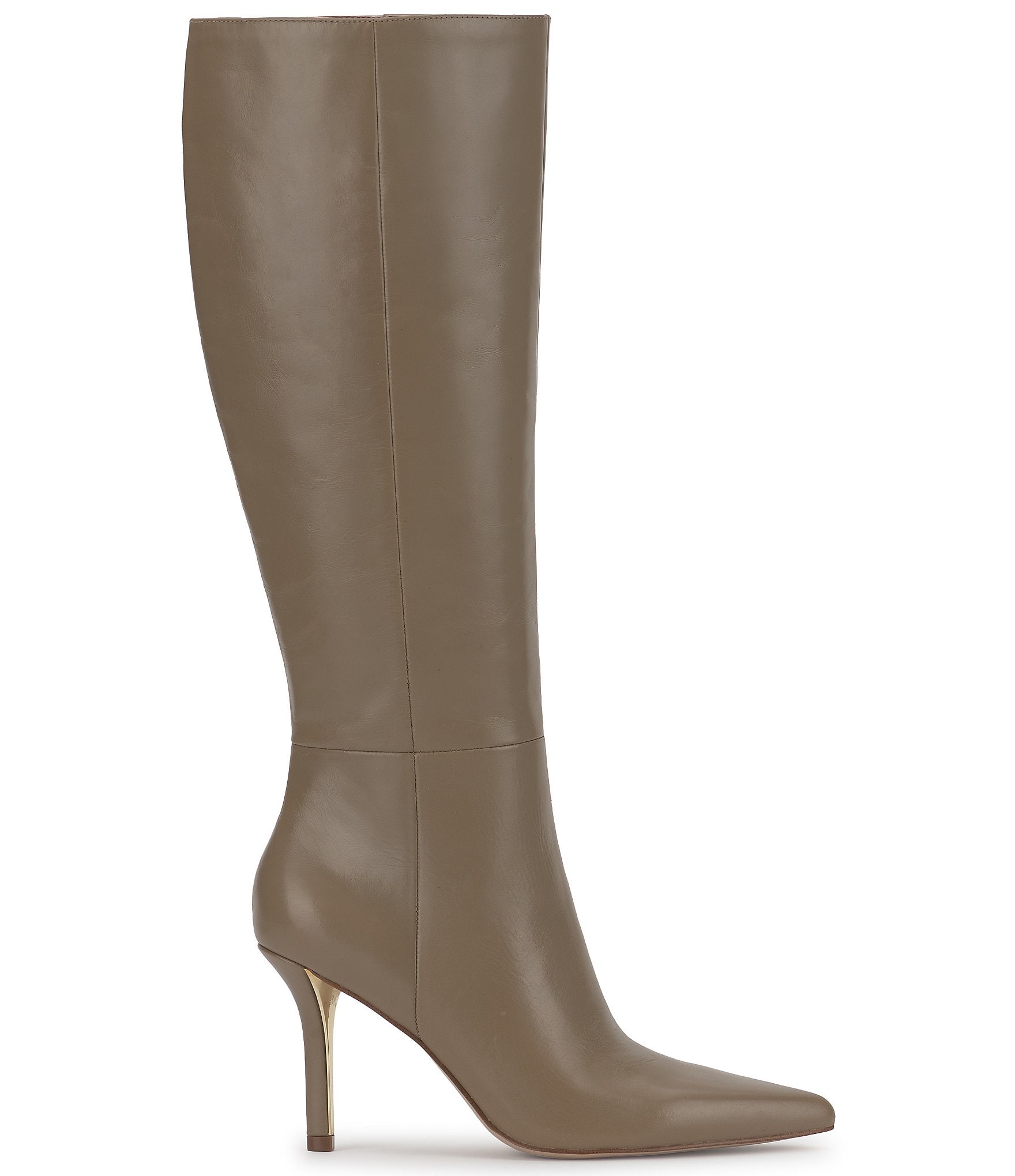 Jessica Simpson Juleira Leather Knee High Stiletto Boots