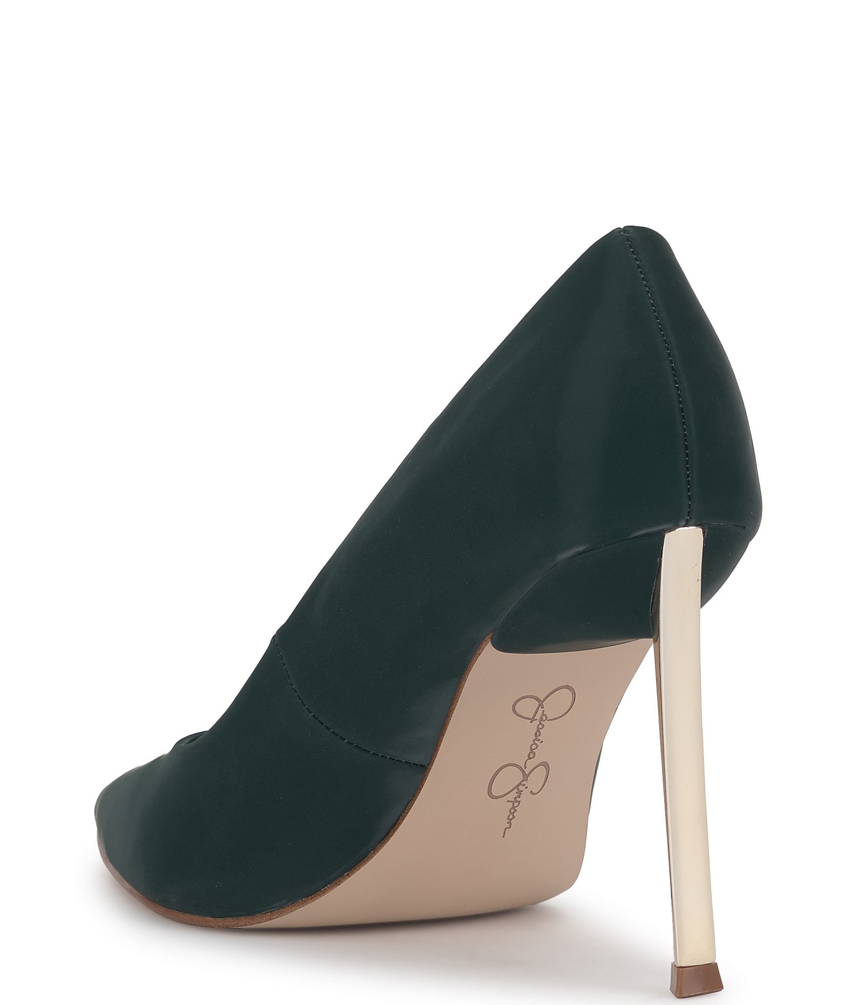 Jessica Simpson Kheloe Satin Pointed Toe Pumps