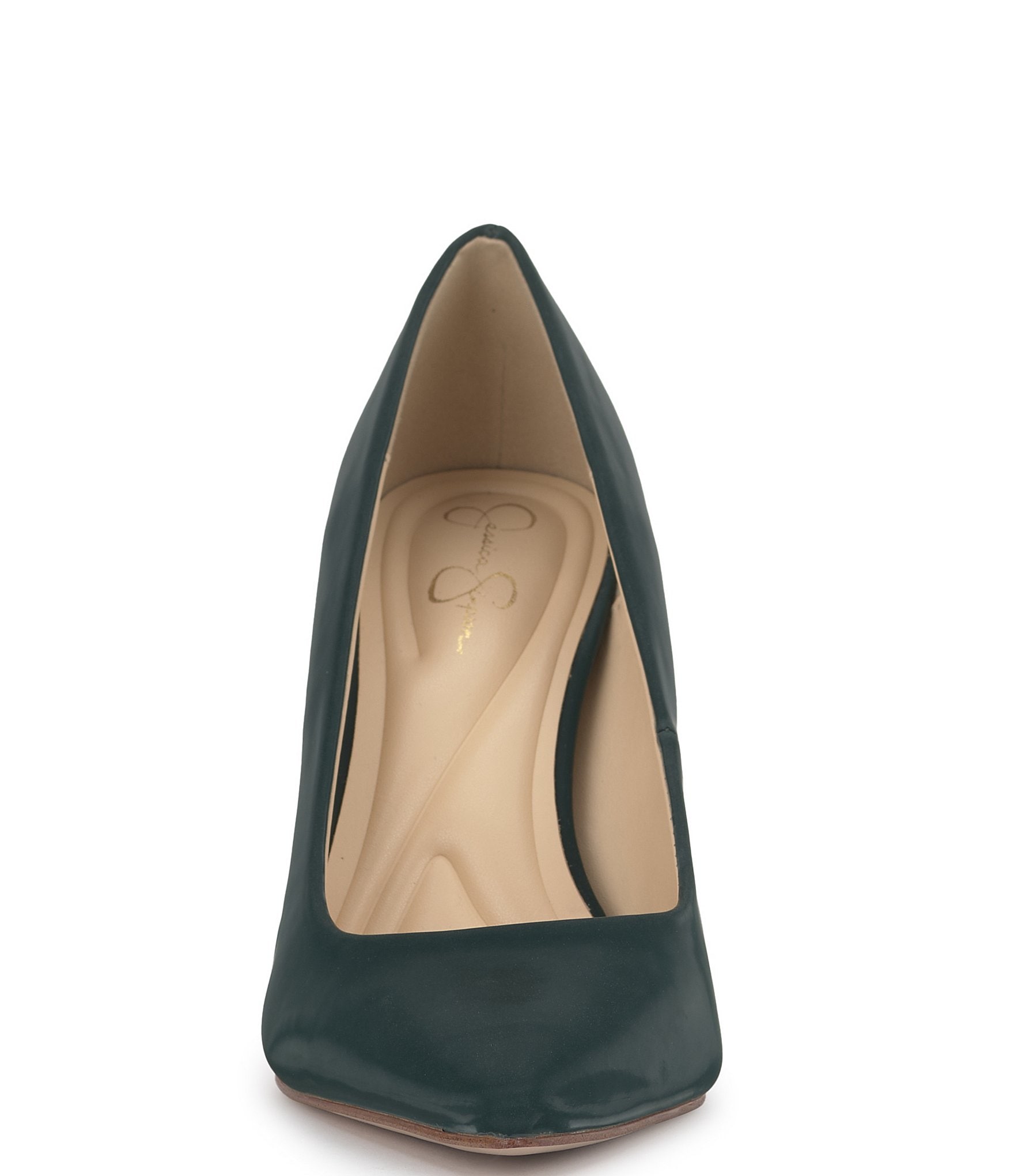 Jessica Simpson Kheloe Satin Pointed Toe Pumps