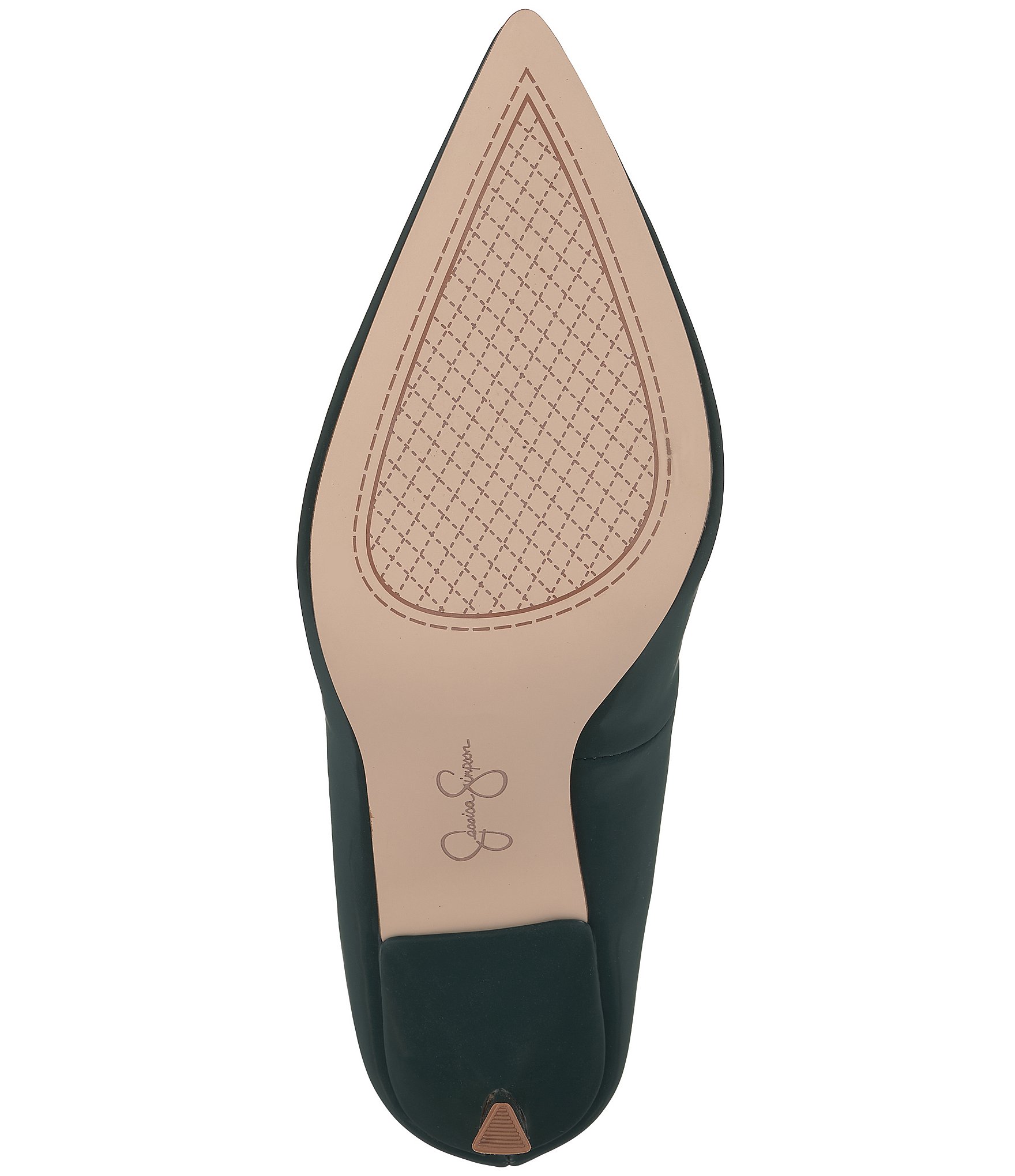 Jessica Simpson Kheloe Satin Pointed Toe Pumps