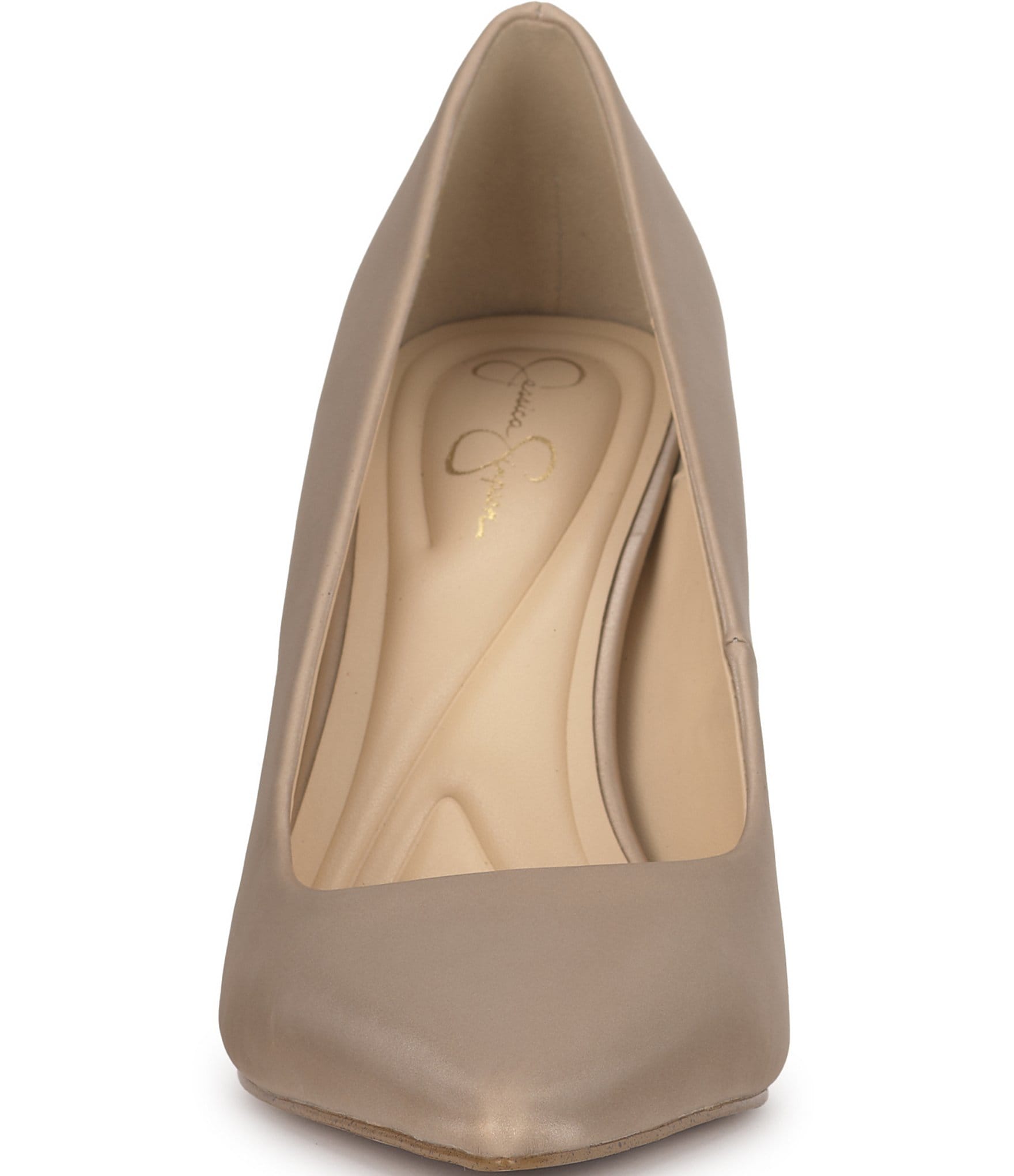 Jessica Simpson Kheloe Satin Pointed Toe Pumps