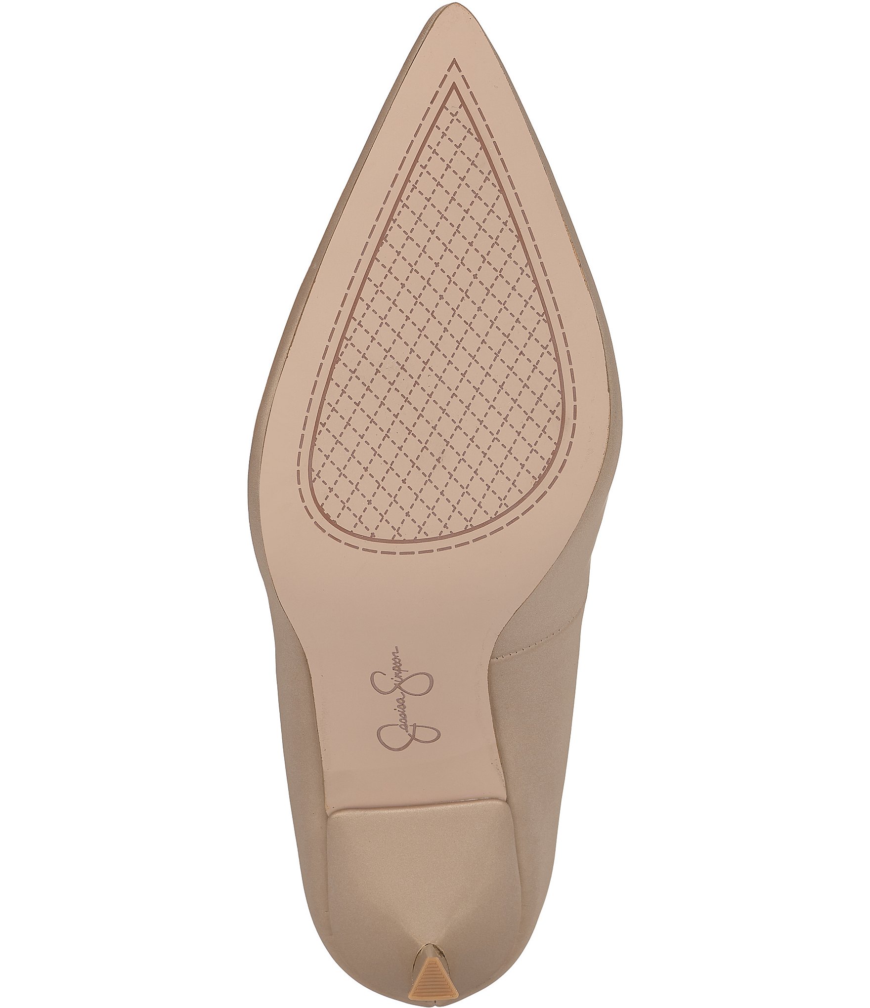 Jessica Simpson Kheloe Satin Pointed Toe Pumps