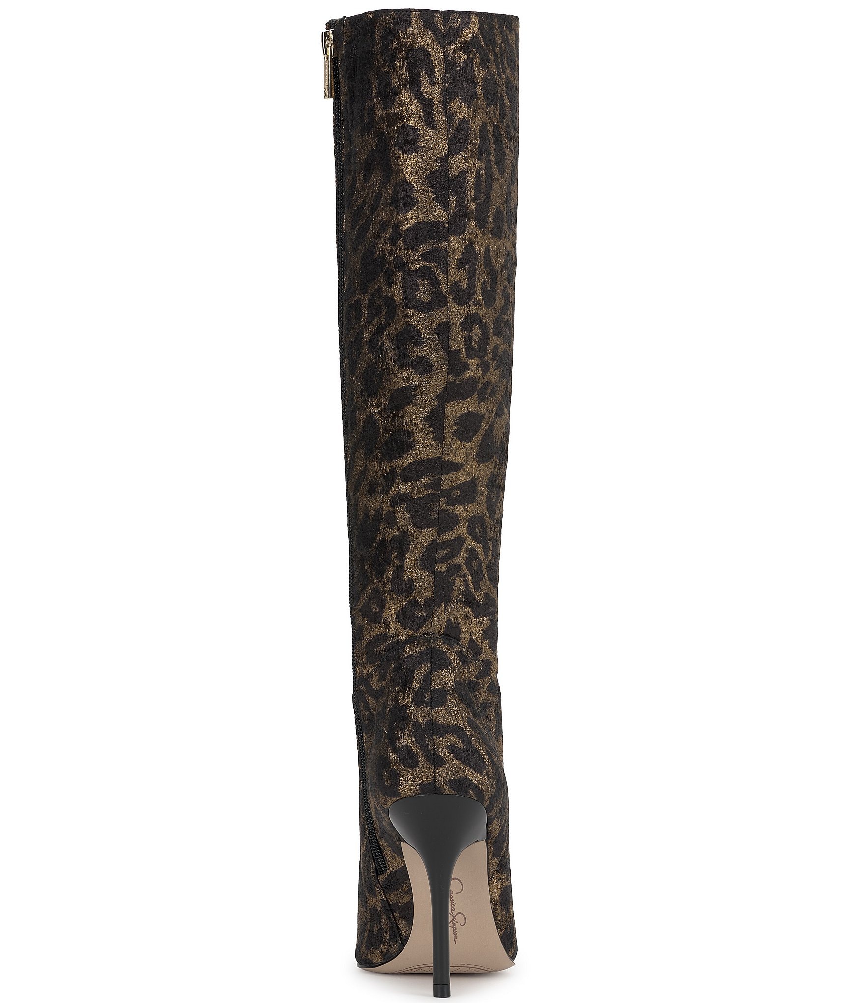 Jessica Simpson Lovienn Leopard Print Knee High Boots