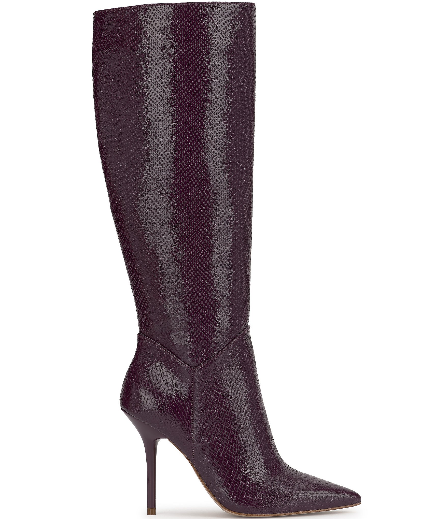 Jessica Simpson Lovienn Snake Embossed Knee High Boots