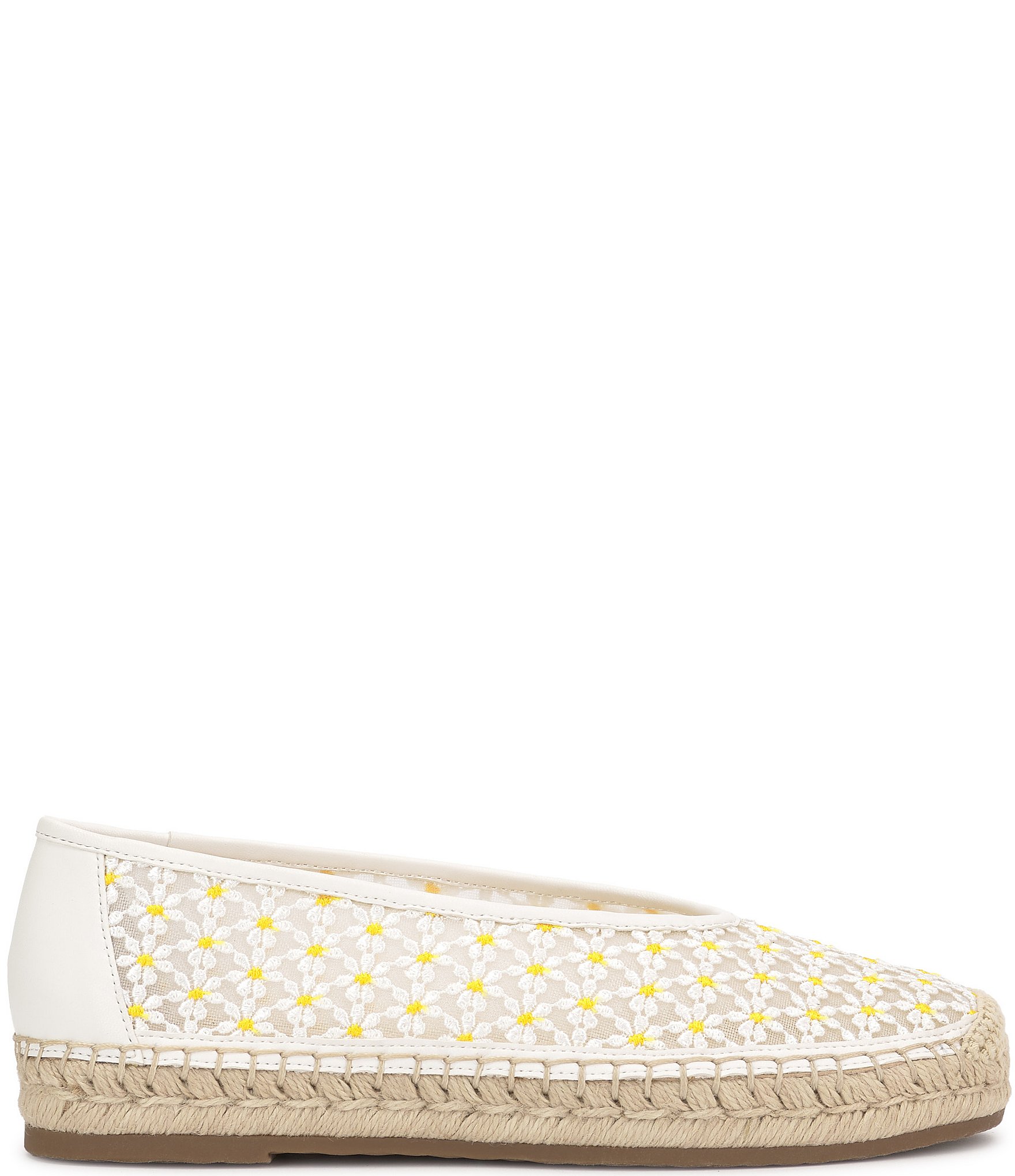 Jessica Simpson Lucciea Daisy Embroidered Espadrille Ballet Flats