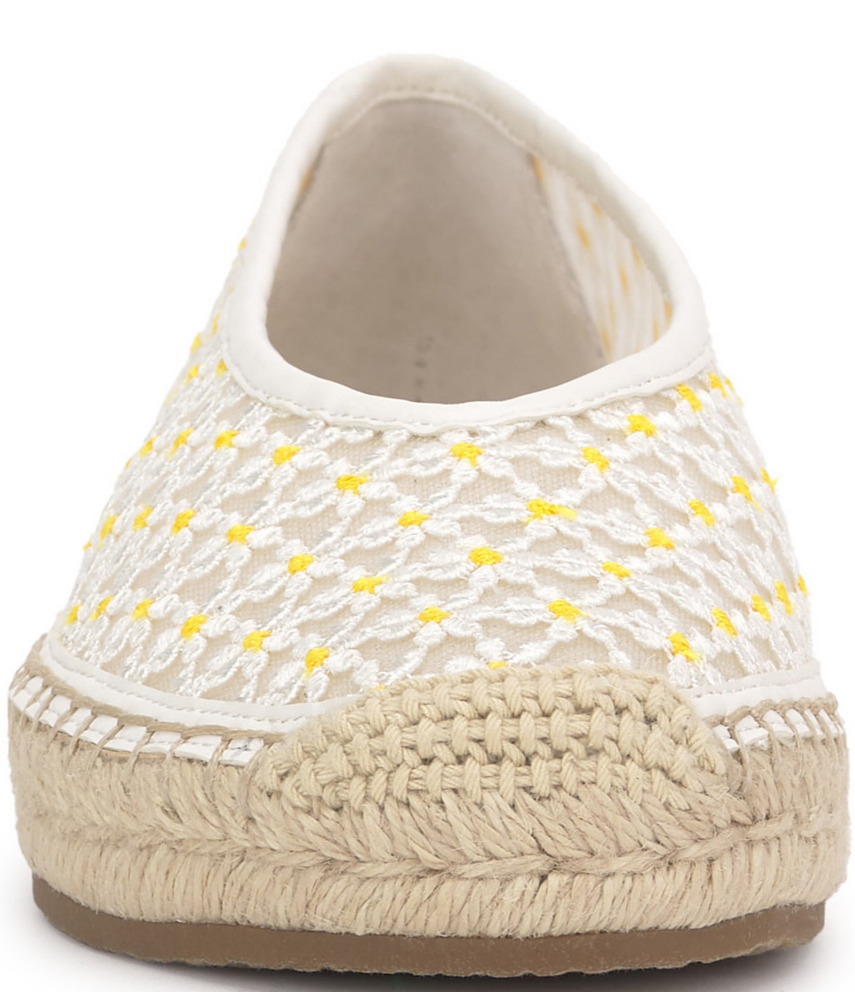 Jessica Simpson Lucciea Daisy Embroidered Espadrille Ballet Flats