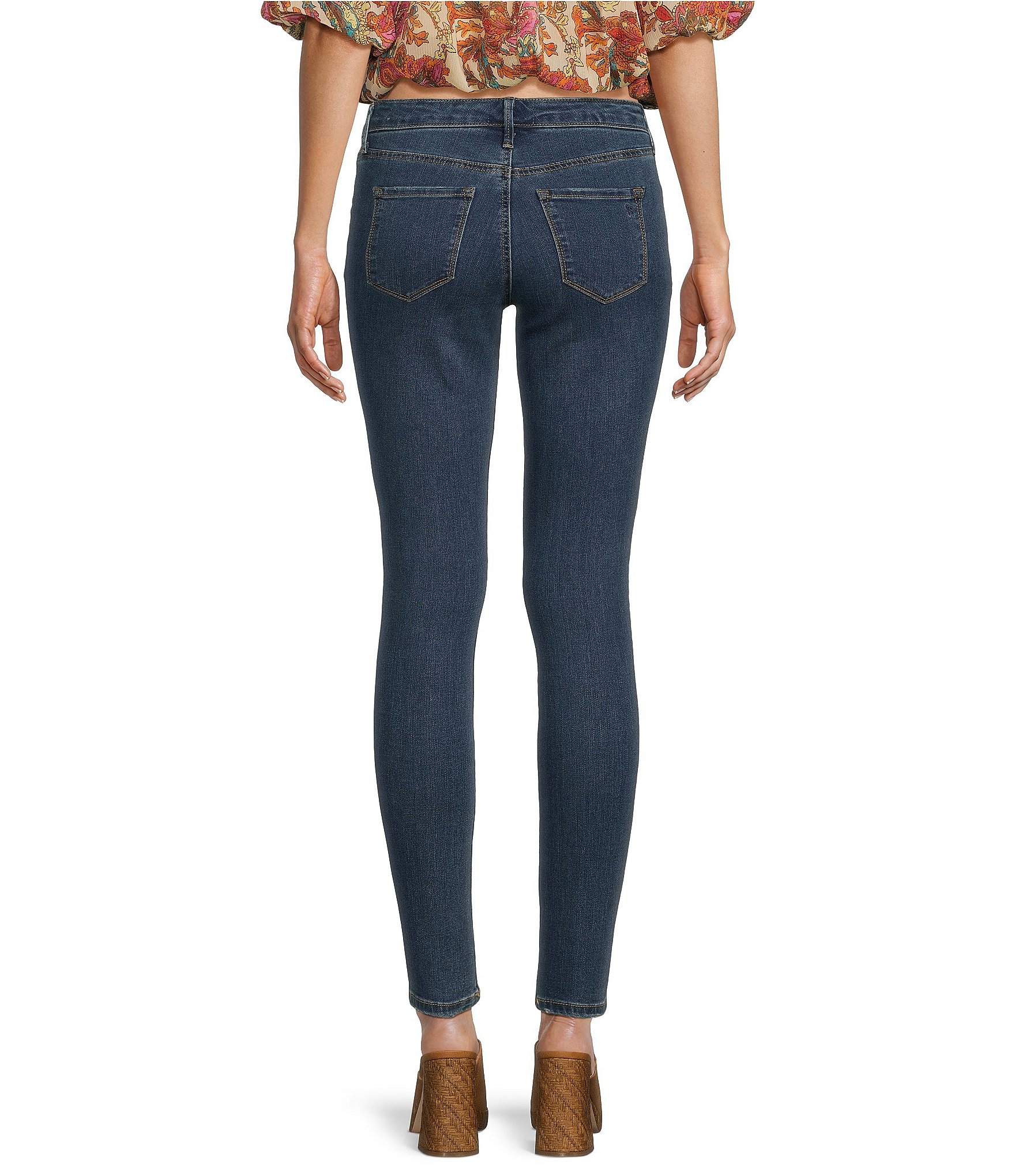 Jessica Simpson Mid Rise Kiss Me Skinny Jeans