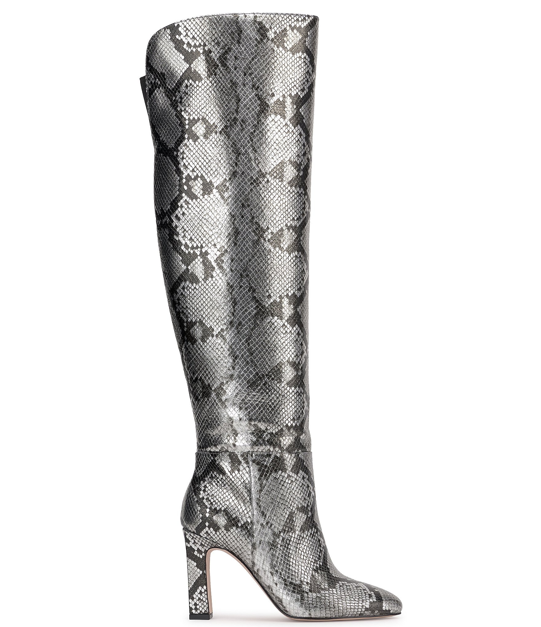 Jessica Simpson Mistia Snake Print Knee High Boots