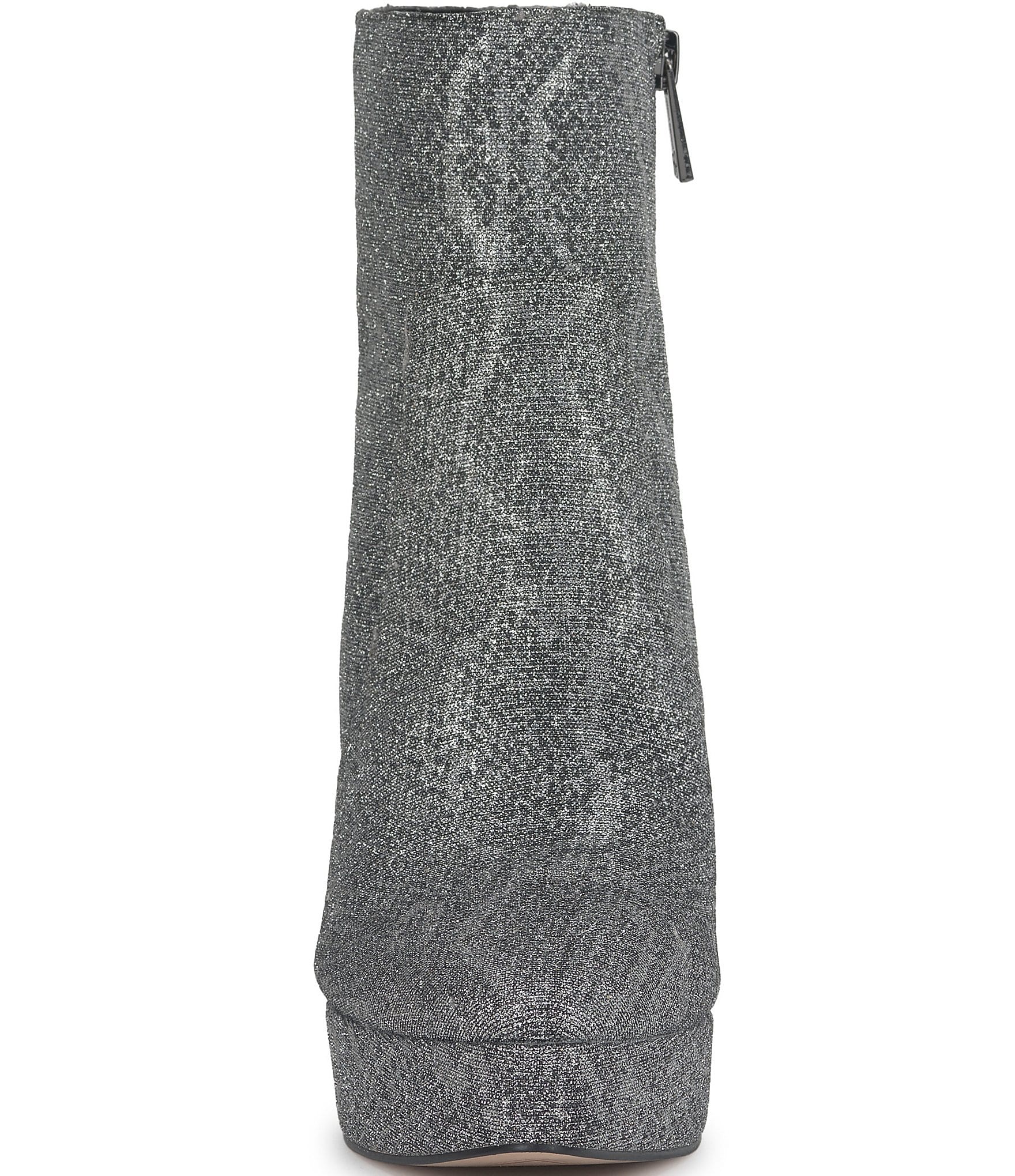 Jessica Simpson Nerix Snake Print Glitter Platform Booties