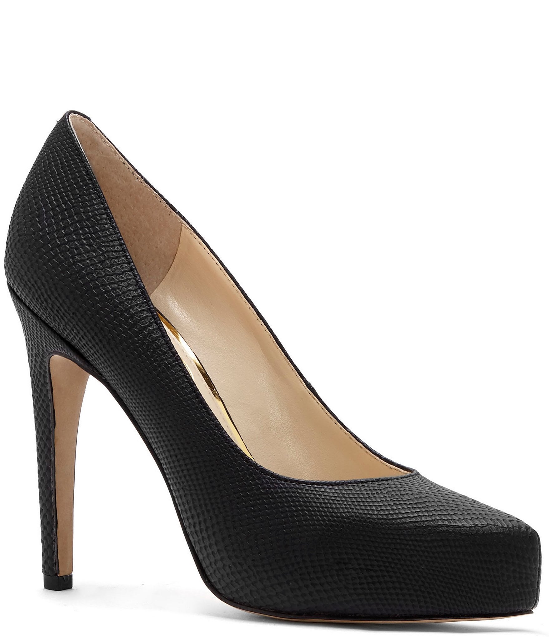 jessica simpson black platform heels