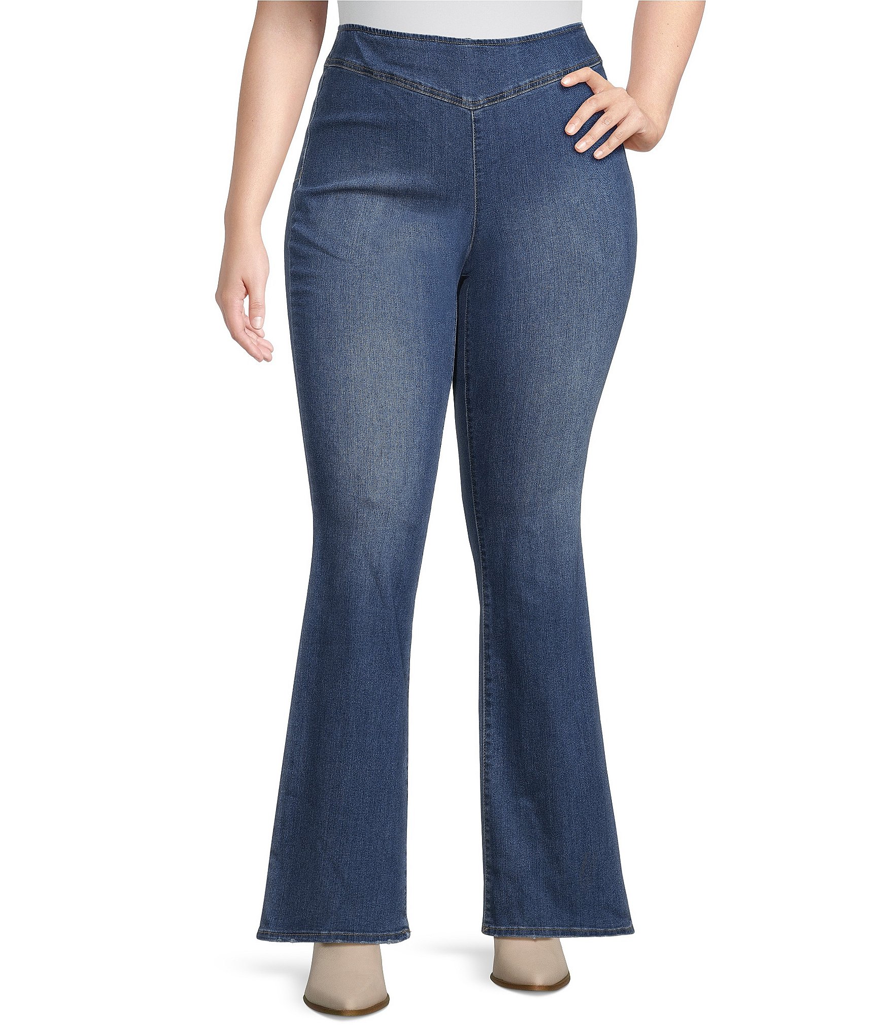 Womens plus flare orders jeans