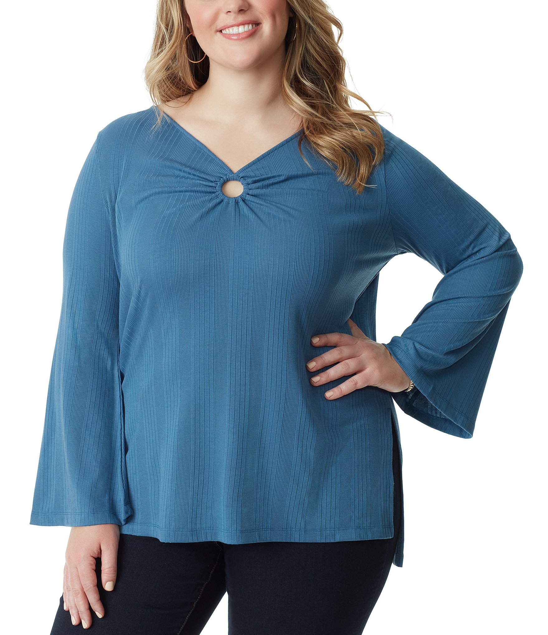 Sale And Clearance Blue Plus Size Casual And Dressy Blouses Dillards 7063