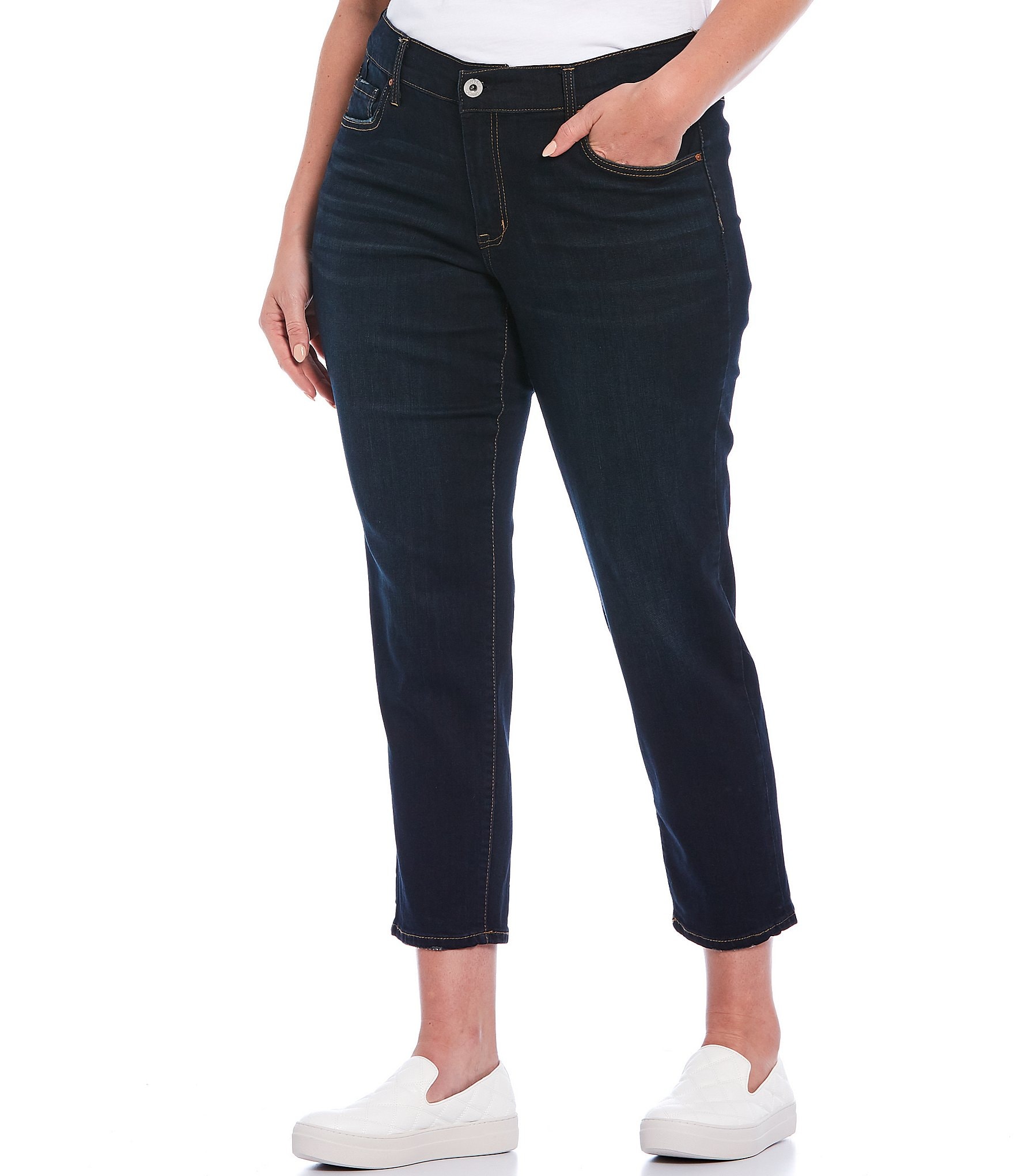 Jessica Simpson Maternity Plus Size Dark Wash Skinny Jeans - Macy's