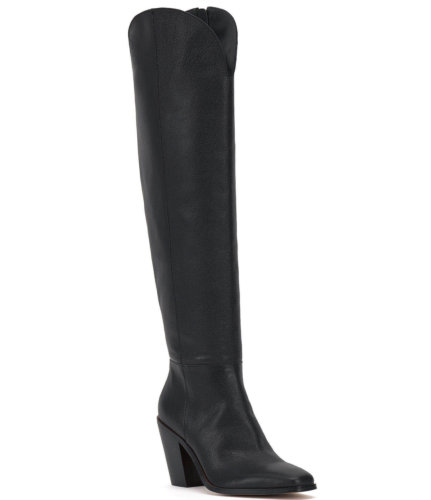 Jessica Simpson Ravyn Leather Over-the-Knee Boots | Dillard's