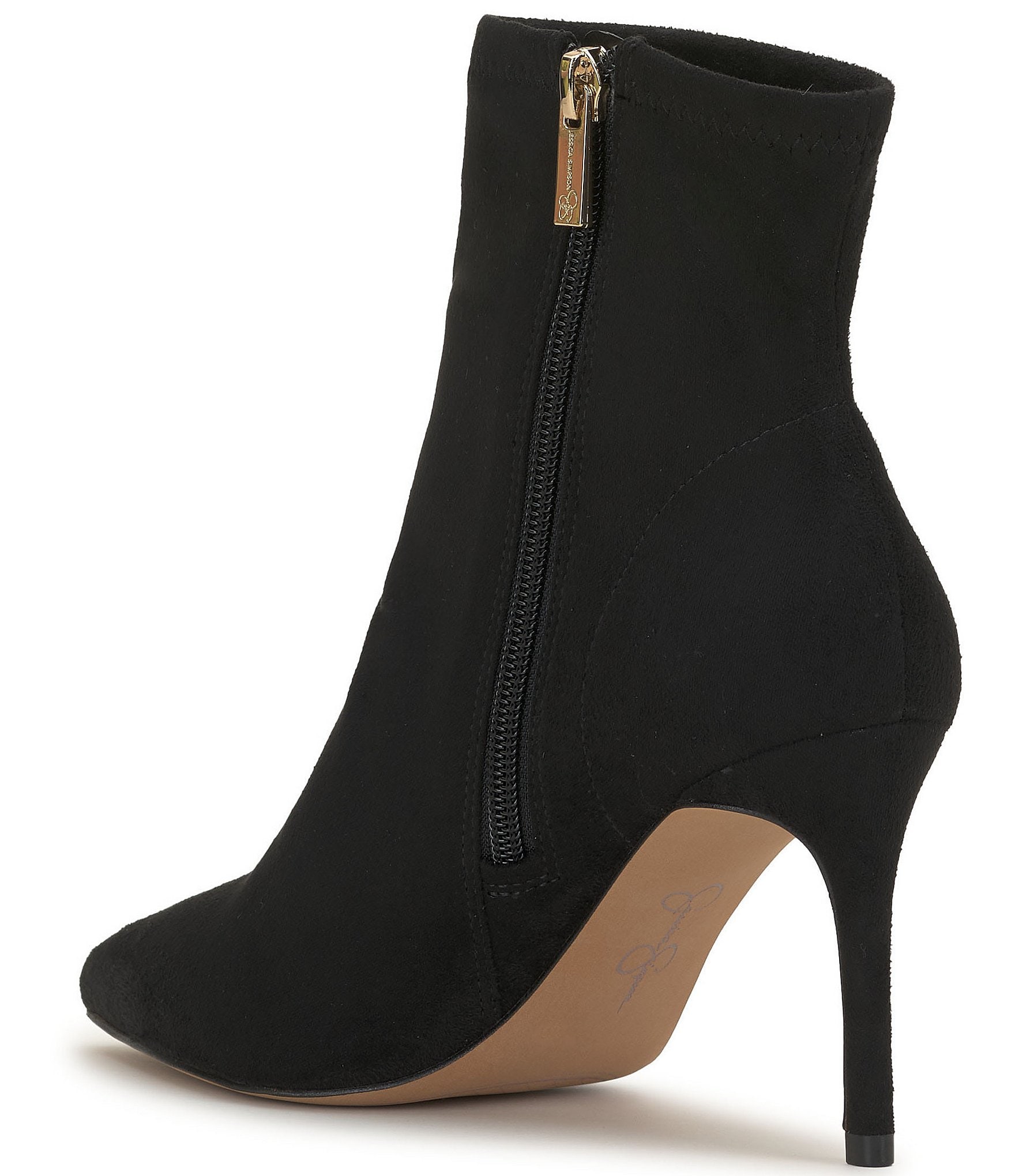 Jessica Simpson Semaja Faux Suede Pointed Toe Booties